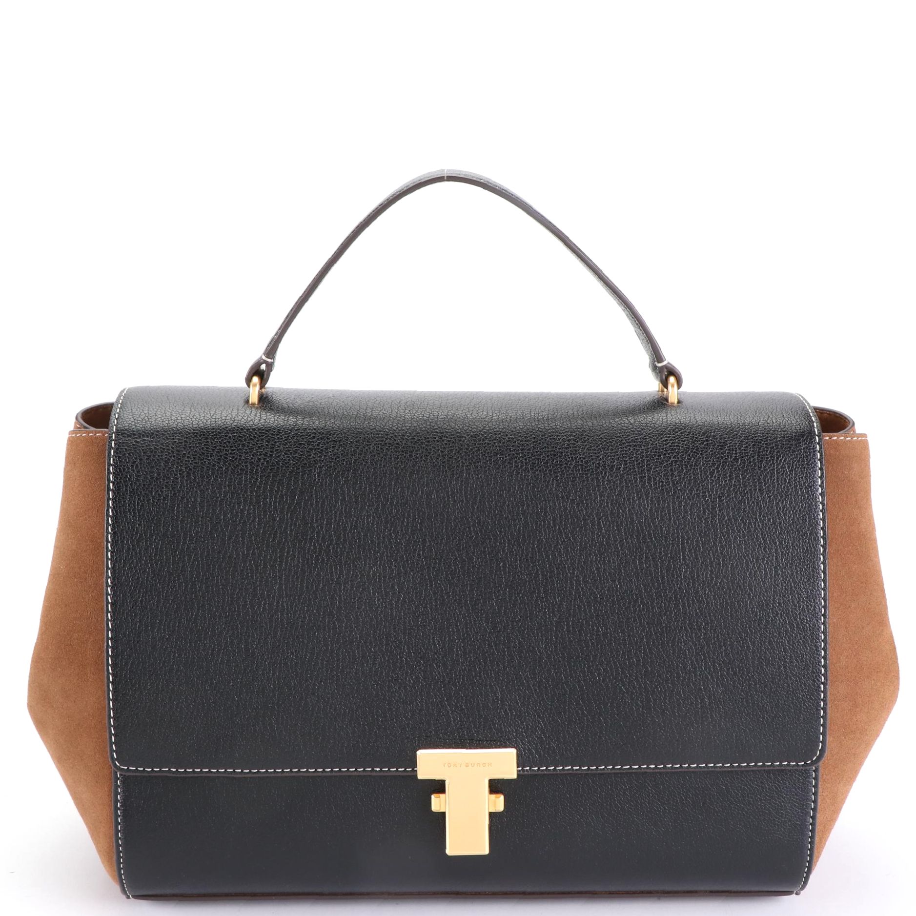 Tory Burch Juliette Satchel in Mixed Materials