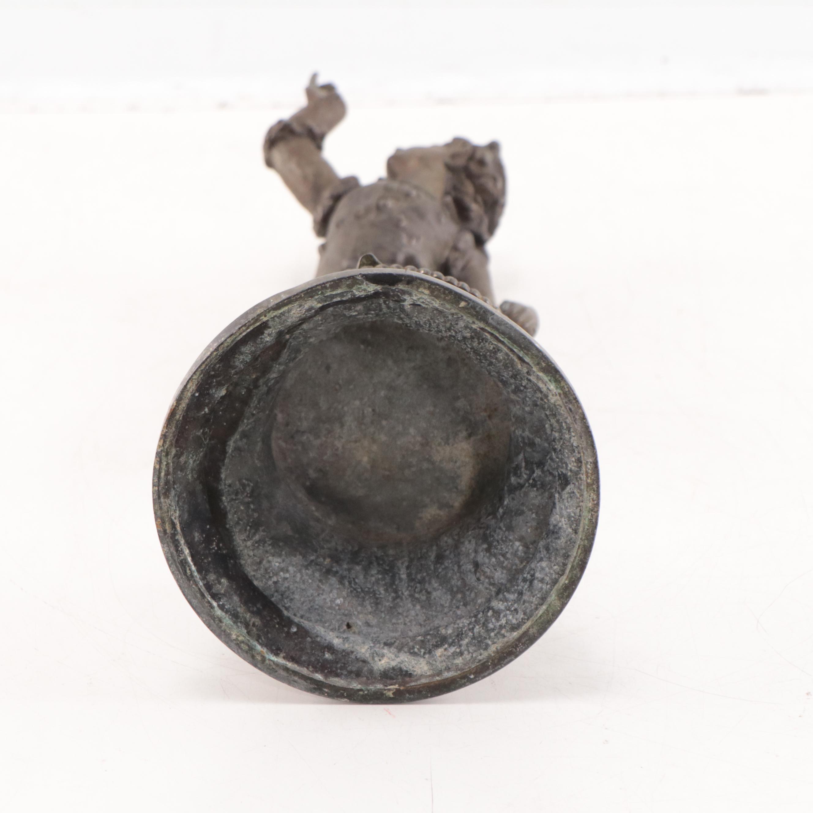 Cast Brass Figural Sculpture