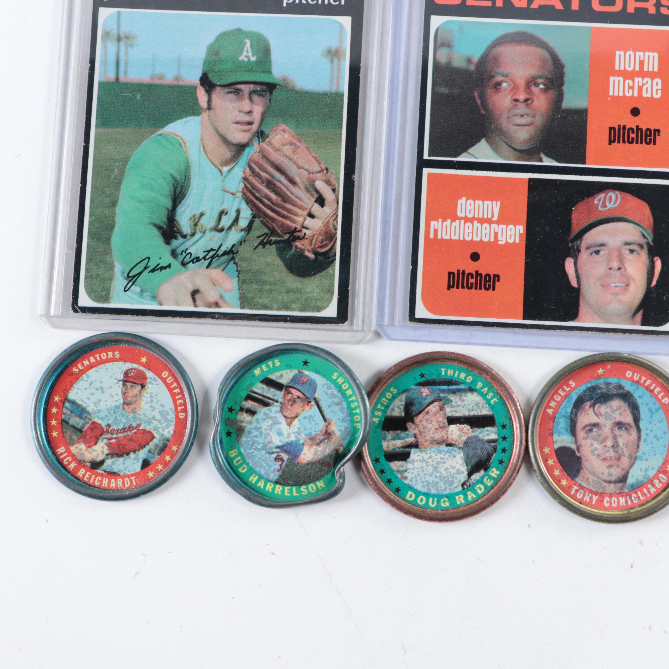 Topps Baseball Cards Including Aaron, Koufax, Bench and More, 1950s–1970s