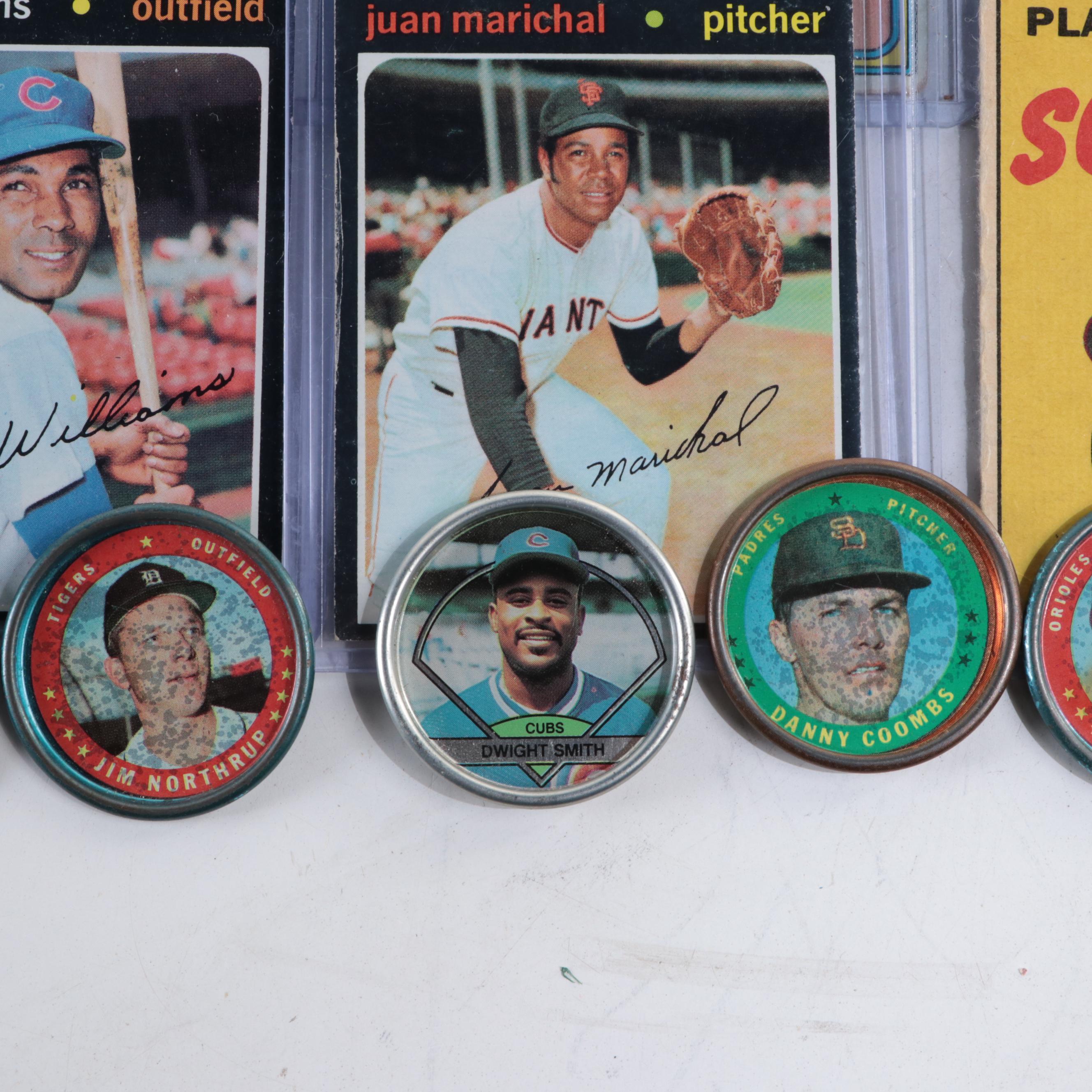 Topps Baseball Cards Including Aaron, Koufax, Bench and More, 1950s–1970s