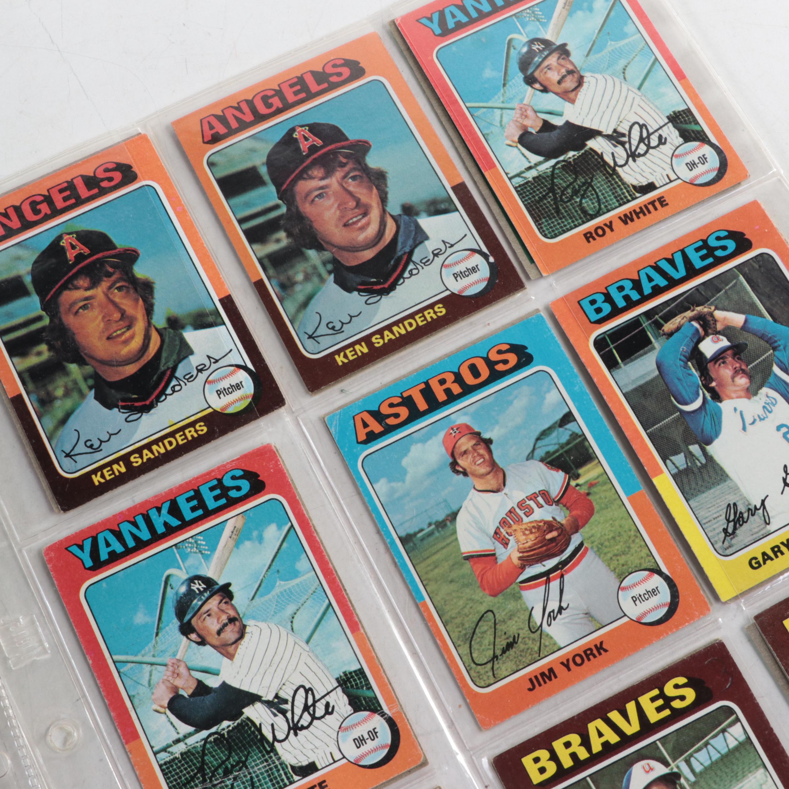 Topps Baseball Cards Including Aaron, Koufax, Bench and More, 1950s–1970s