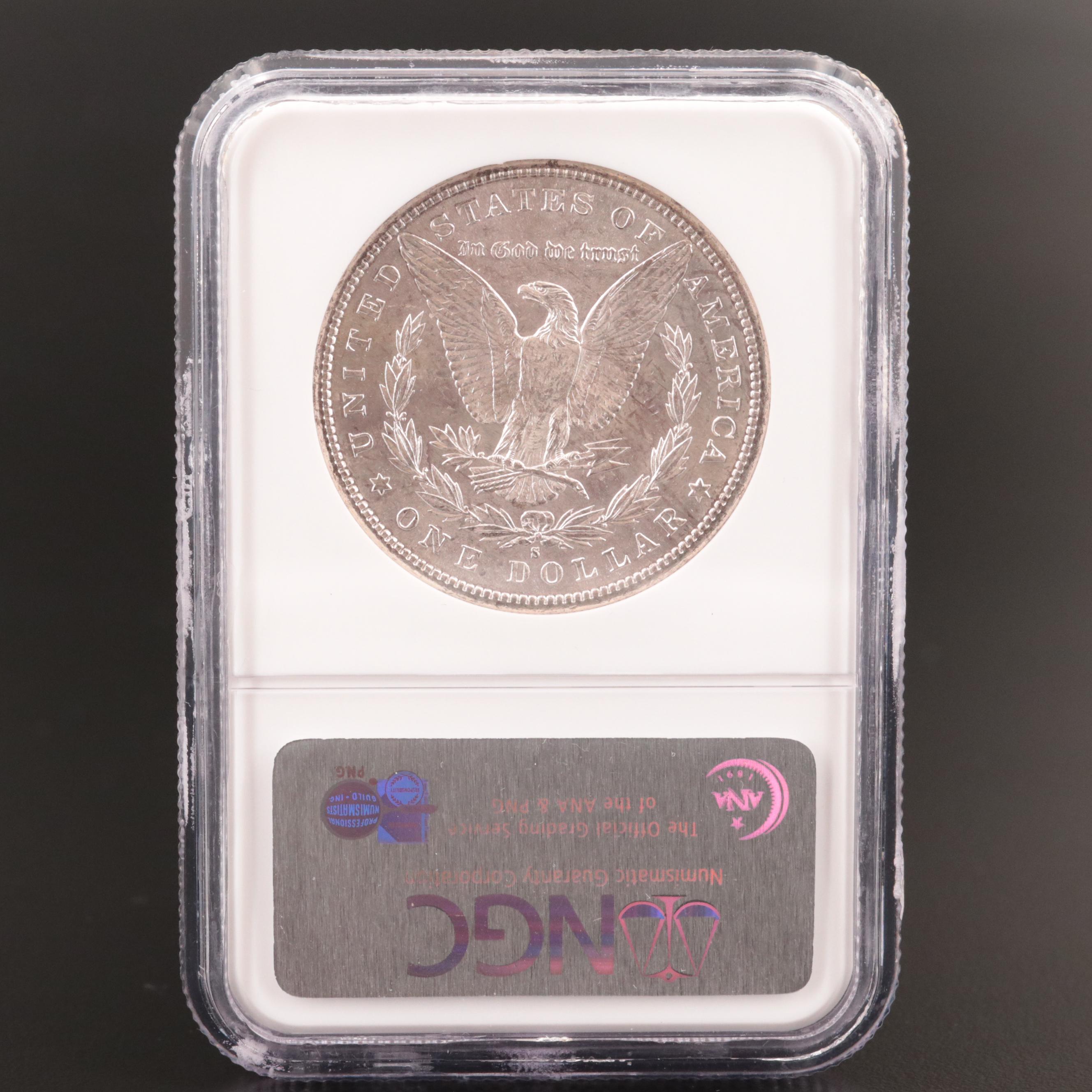 NGC Graded MS63 1881-S Morgan Silver Dollar