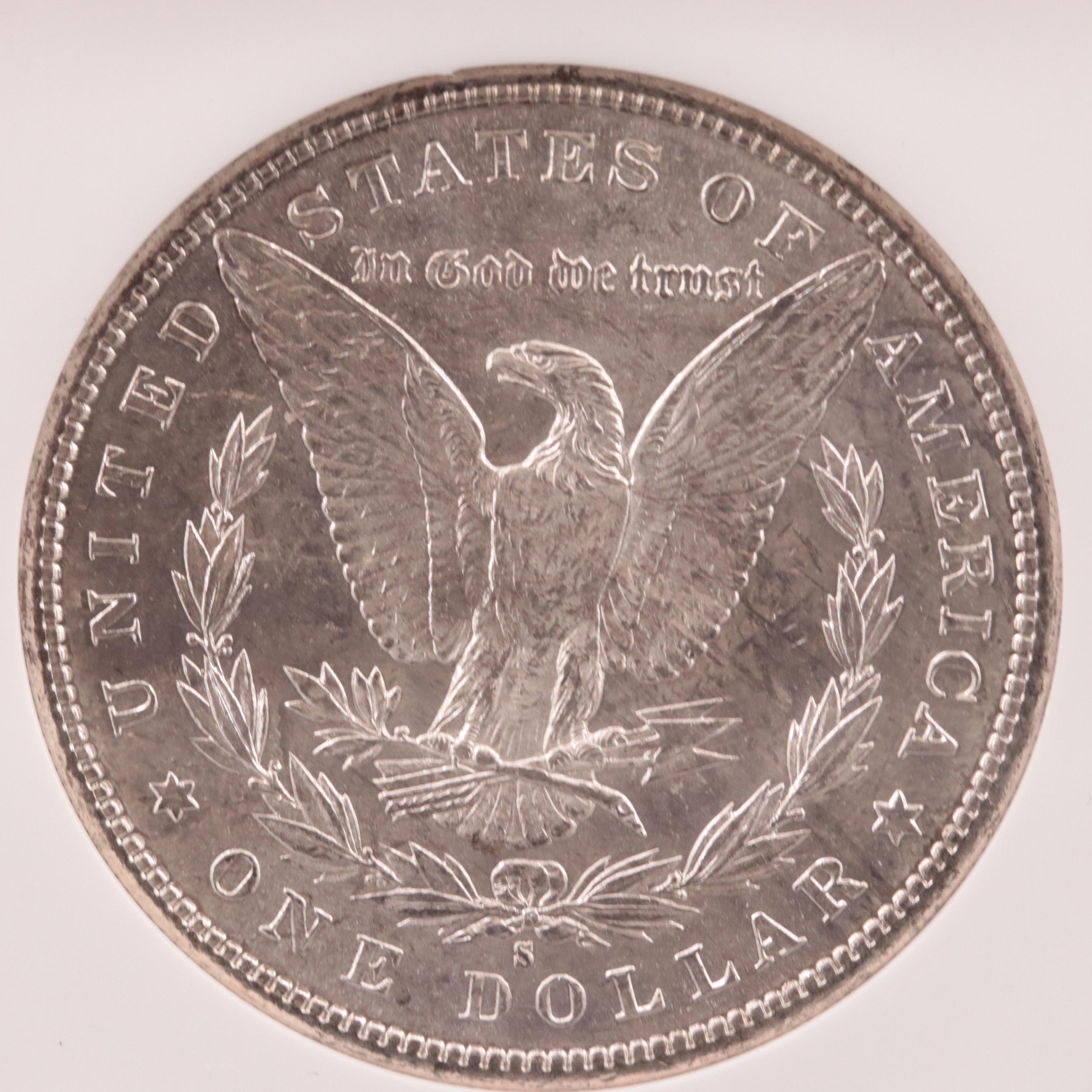 NGC Graded MS63 1881-S Morgan Silver Dollar