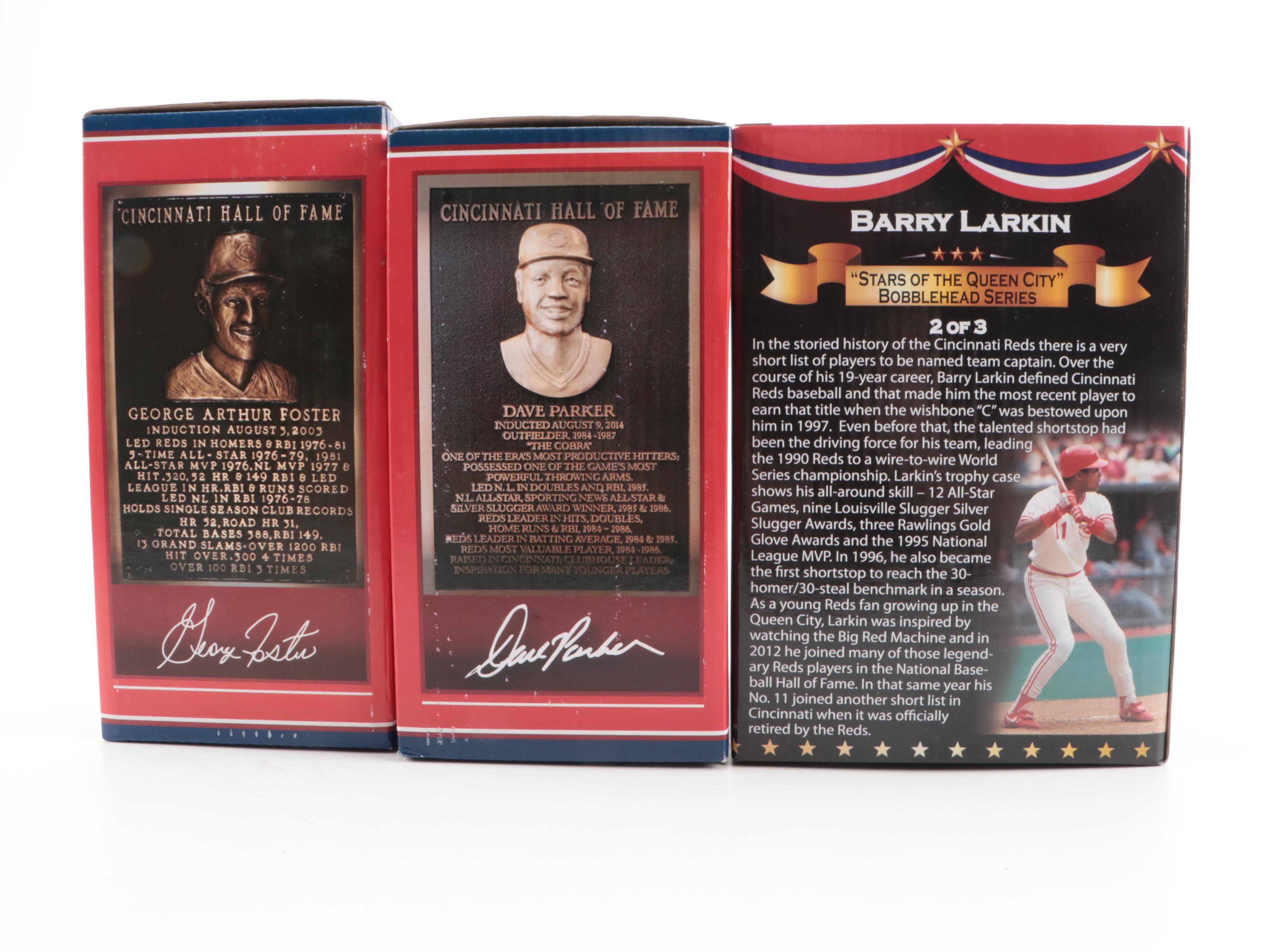 Pete Rose, Dave Parker, More Reds Bobbleheads and Rolen Gold Glove Award Replica