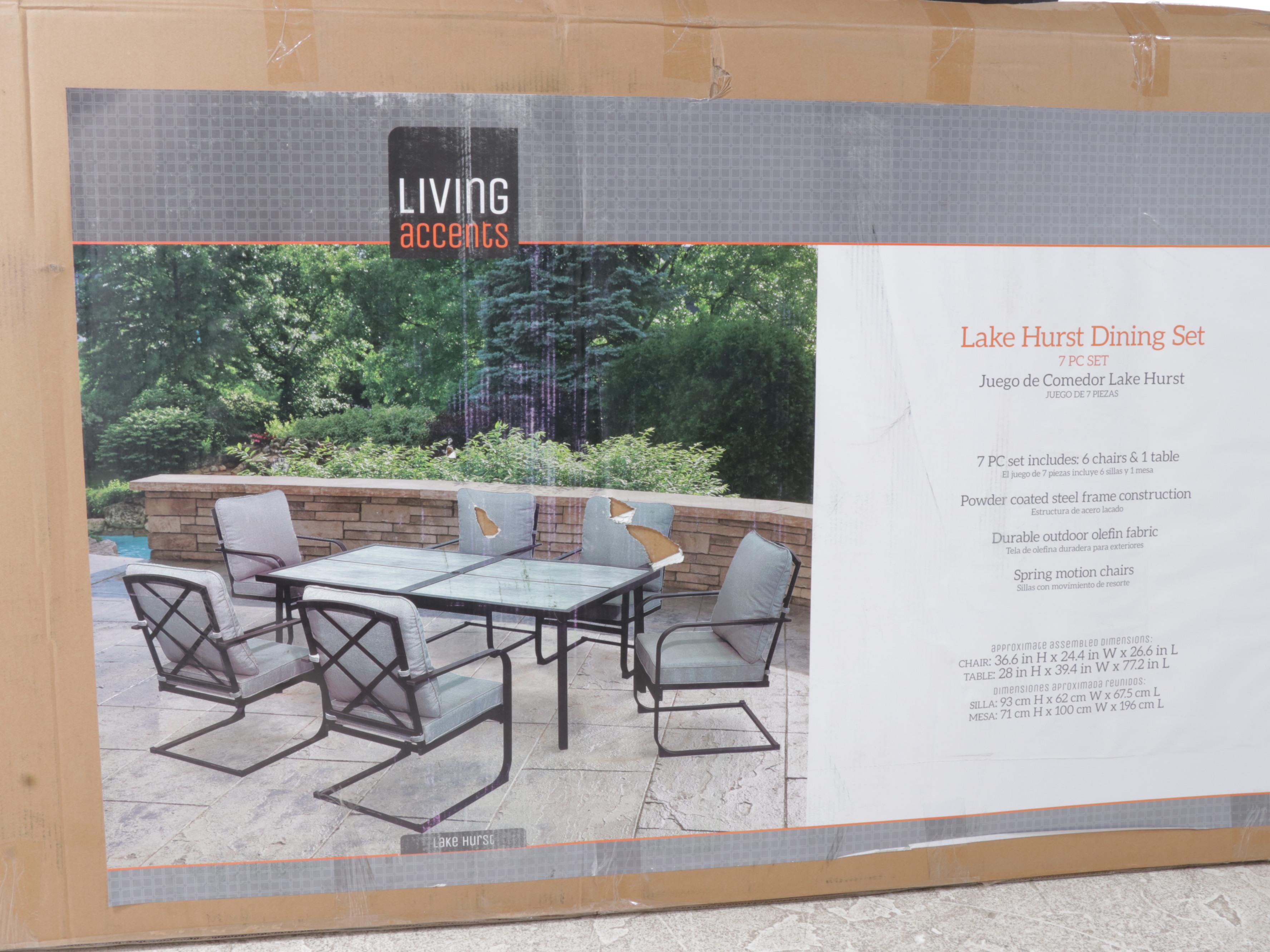 Living Accents Lakehurst Seven-Piece Patio Dining Set