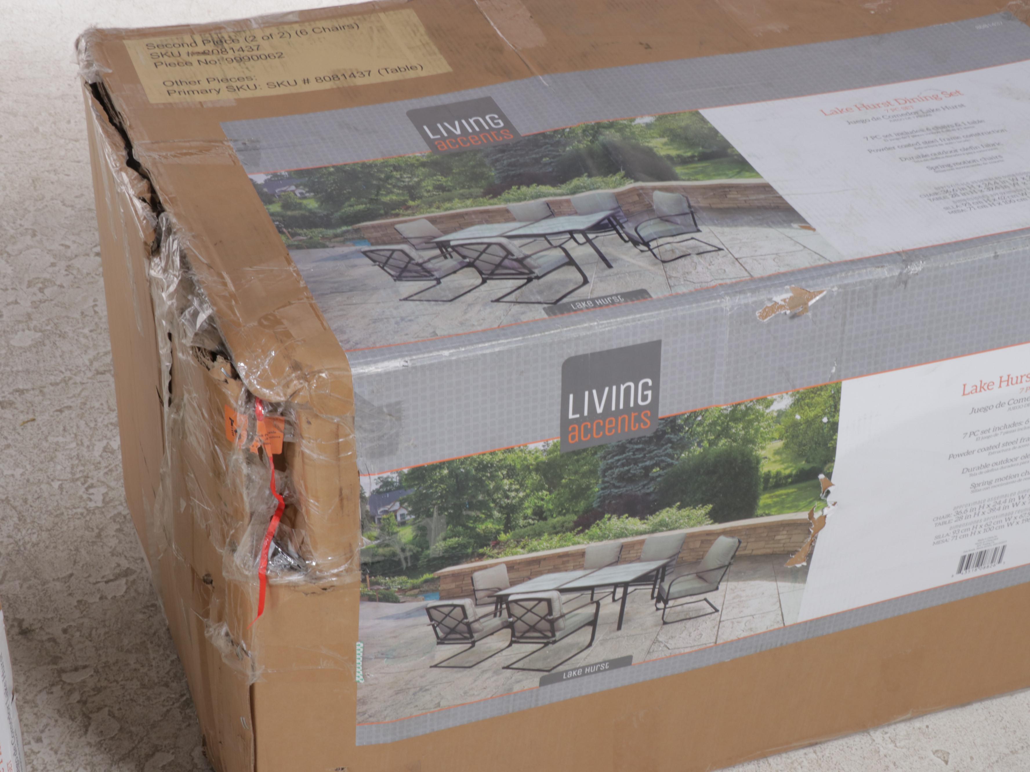 Living Accents Lakehurst Seven-Piece Patio Dining Set