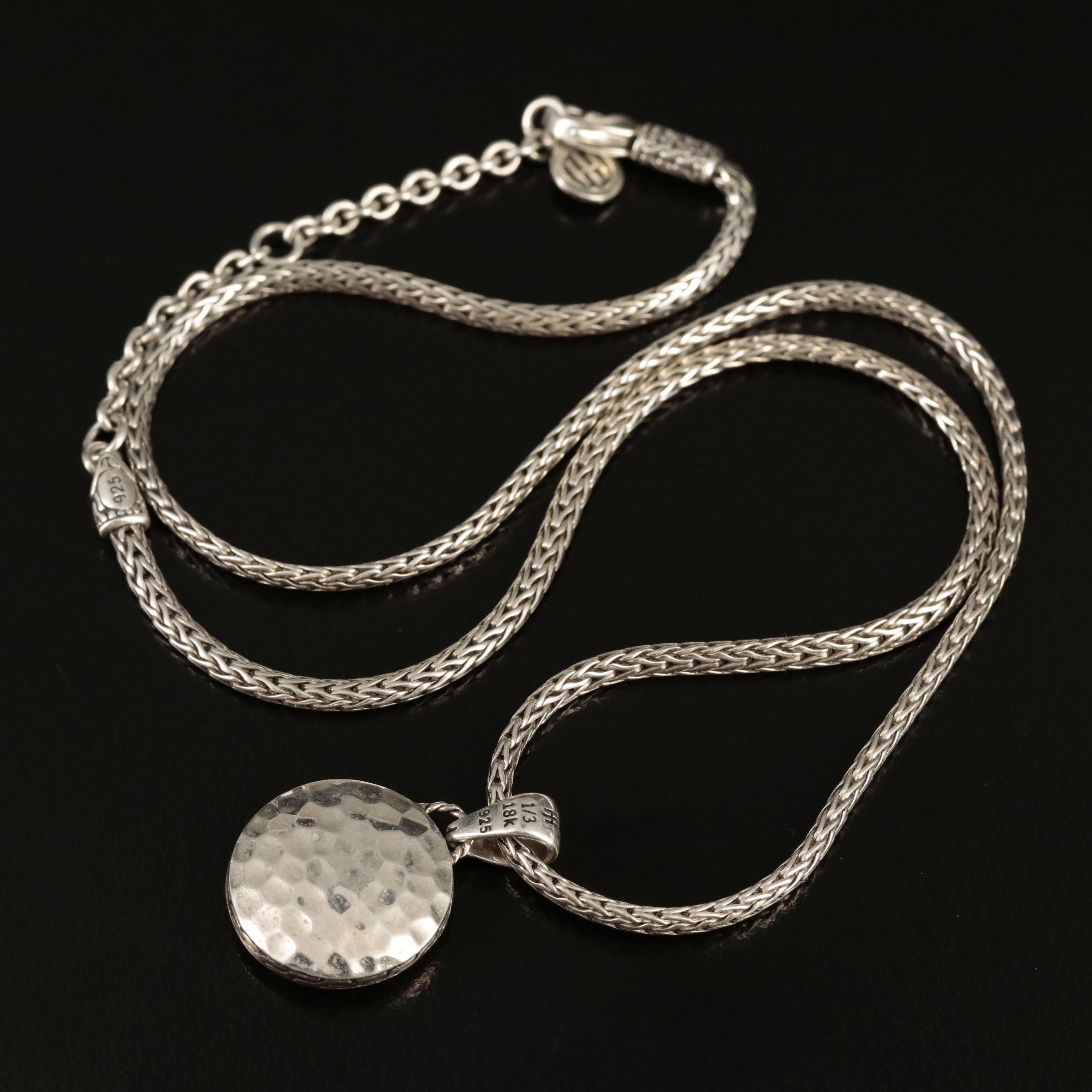 John Hardy "Palu" Reversible Pendant Necklace with 18K Bonded Accent