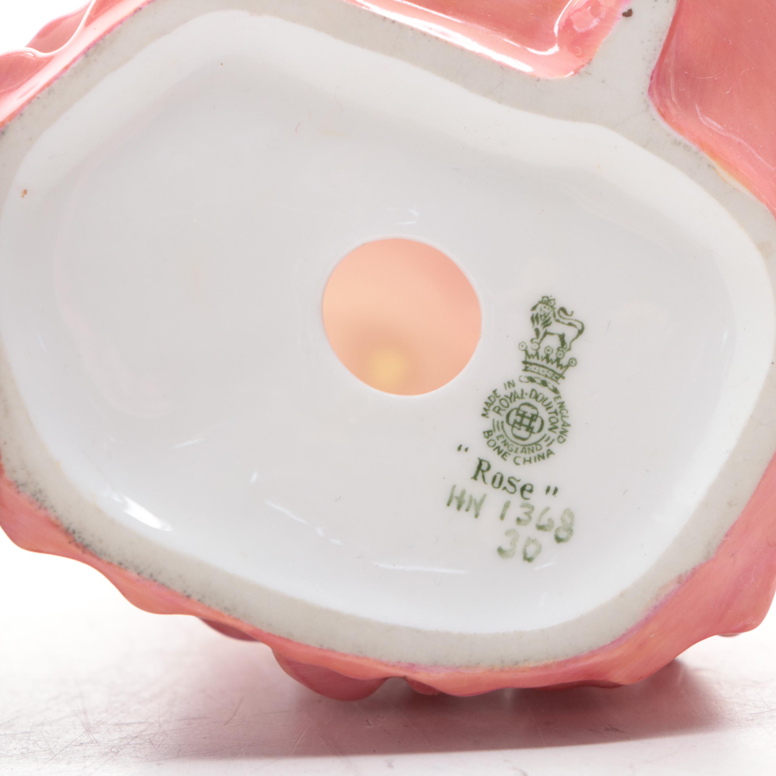 Royal Doulton "Rebecca", "Marie" and "Rose" Bone China Figurines, Late 20th C.