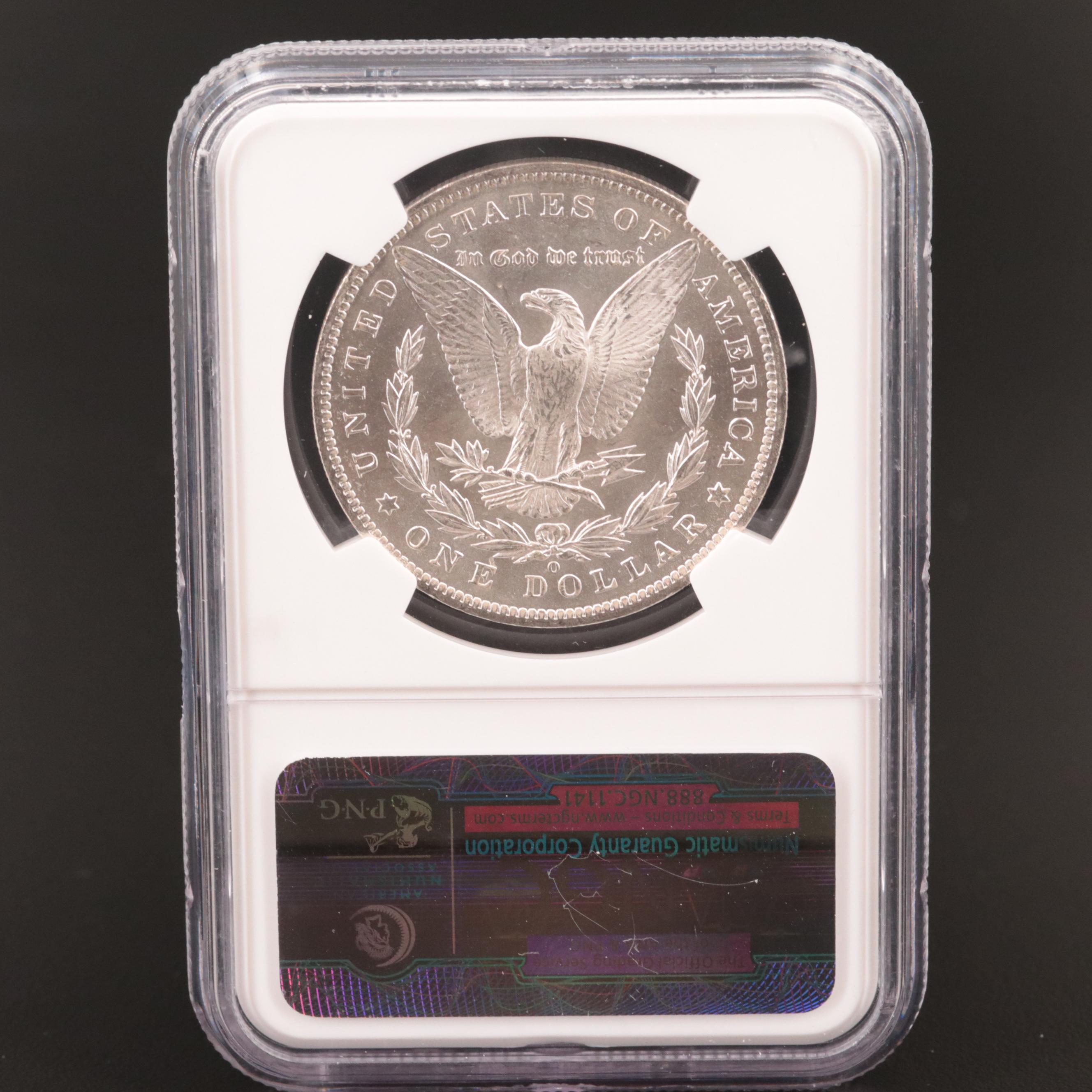 NGC Graded MS63 1885-O Morgan Silver Dollar