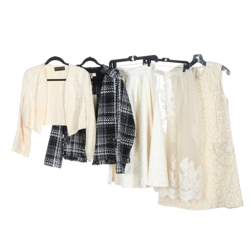 Donna Karan Embroidered Crop Jacket, Vanessa Williams Tweed Jacket and More