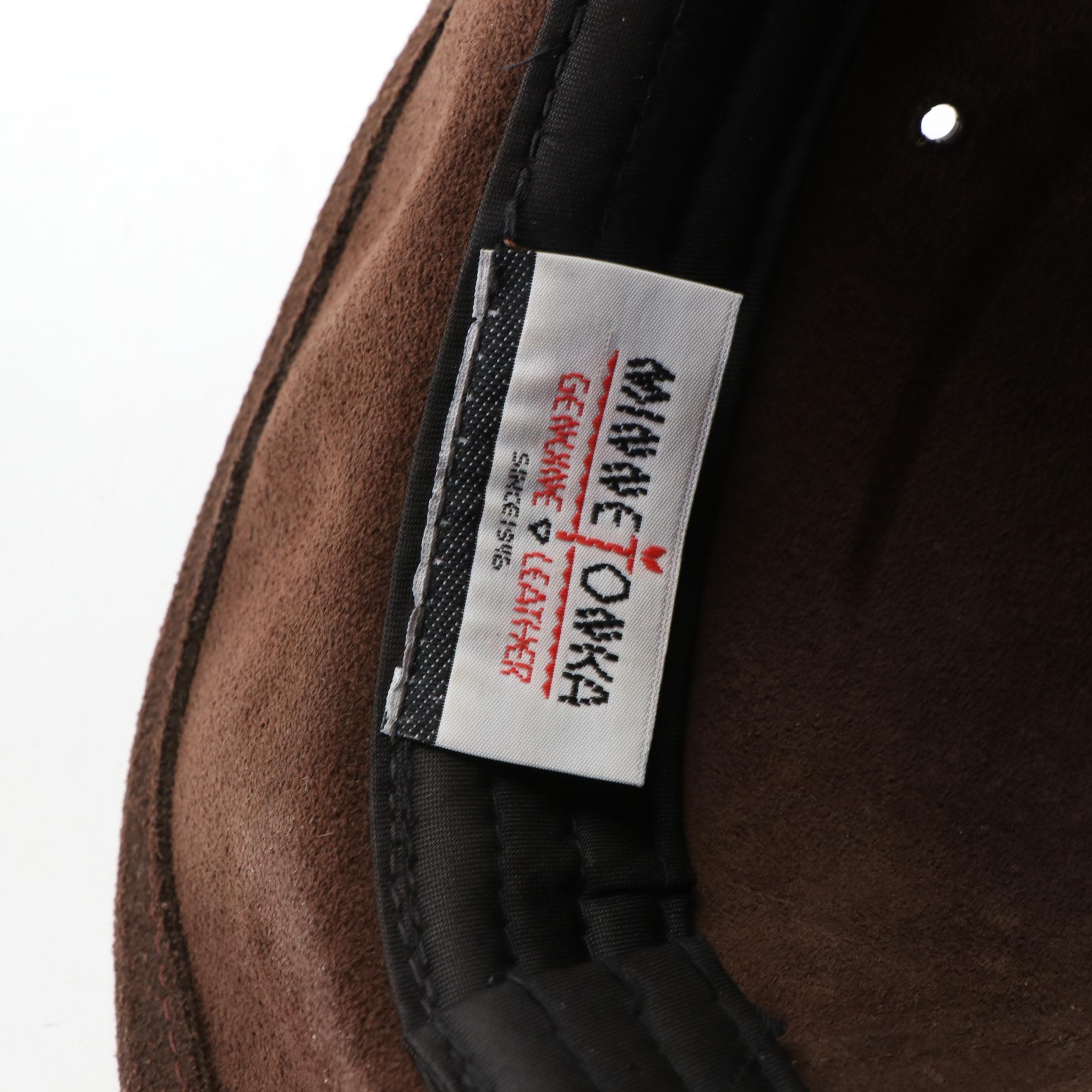 Minnetonka Fedora Hat in Brown Suede