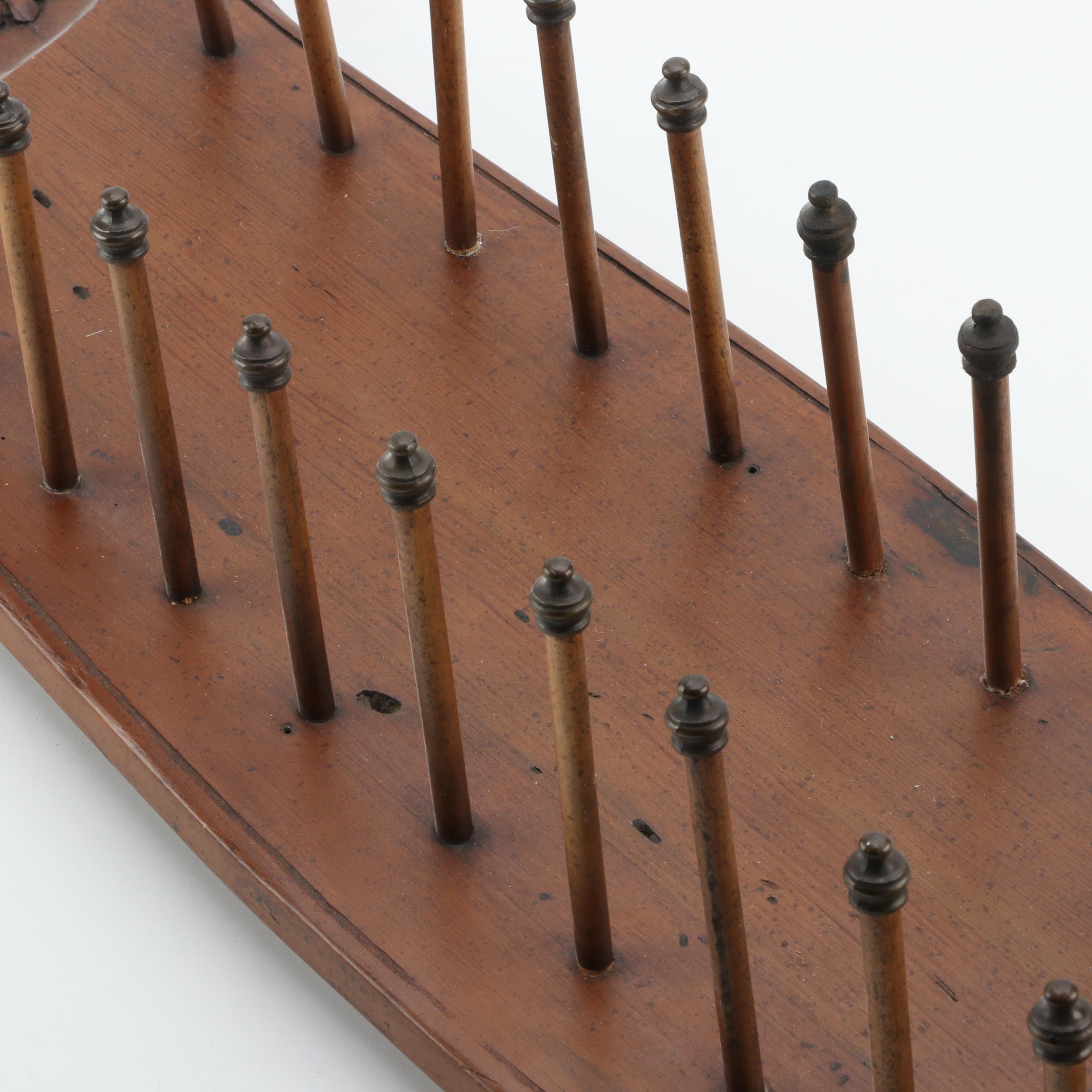 Enkeboll Wooden Wall Hanging Bottle Rack