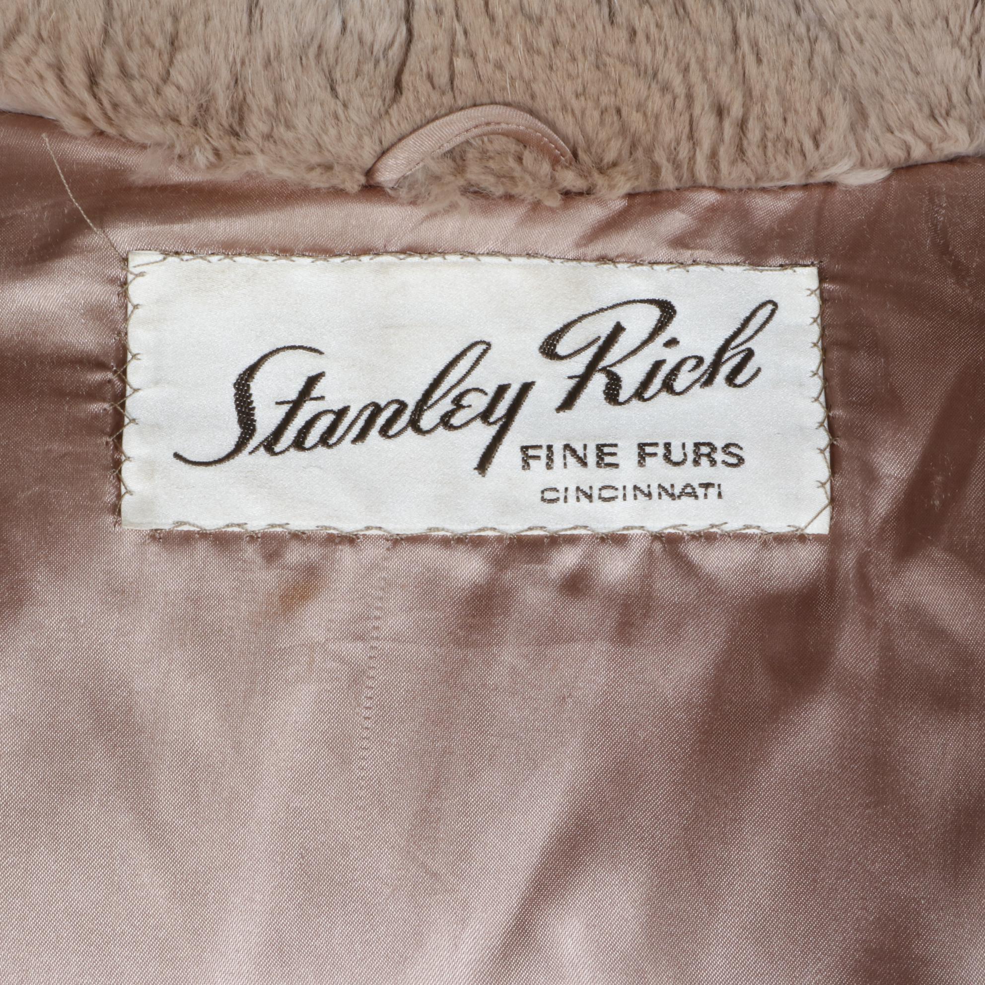 Mongolian Curly Lamb and Rabbit Fur Coat by Stanley Furs