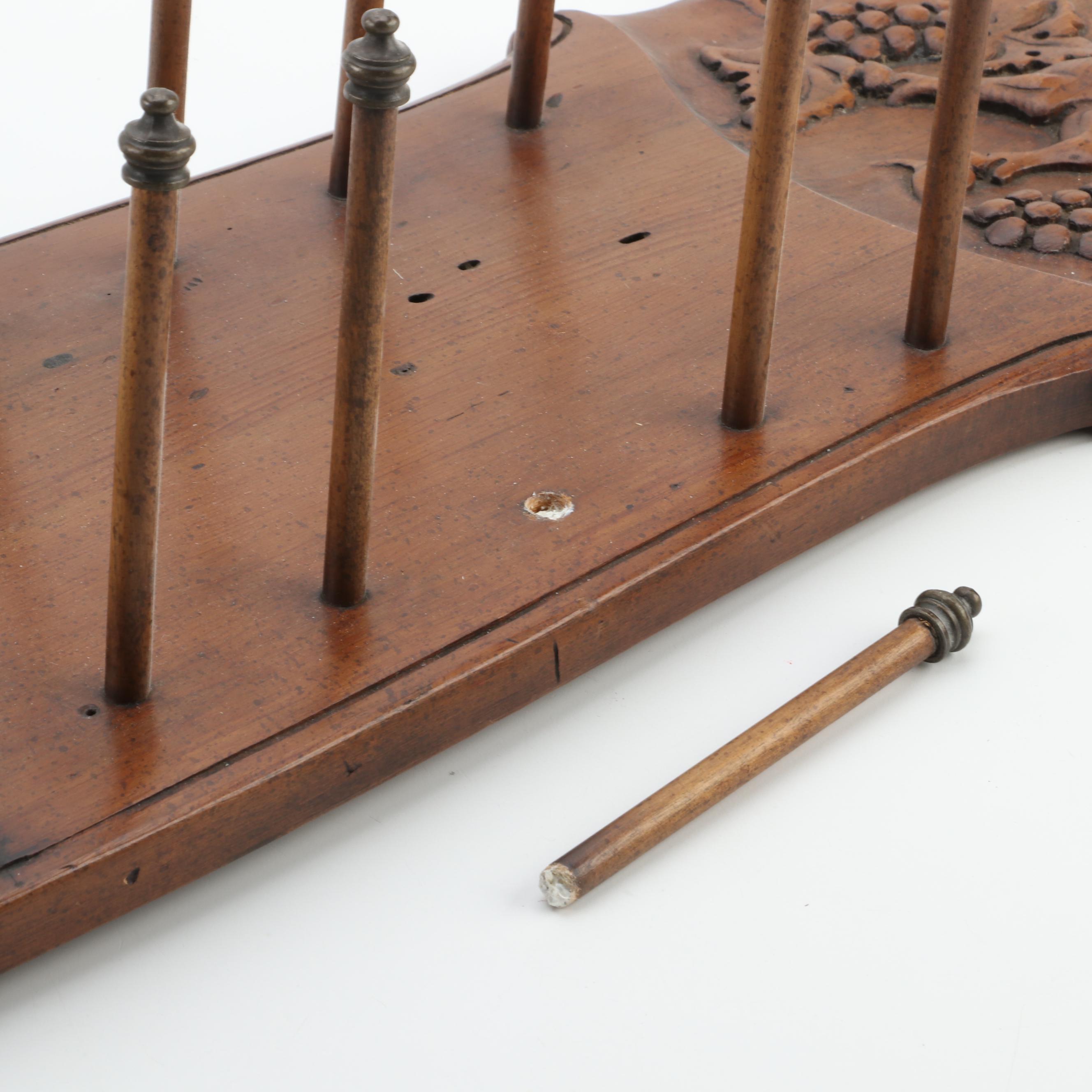 Enkeboll Wooden Wall Hanging Bottle Rack