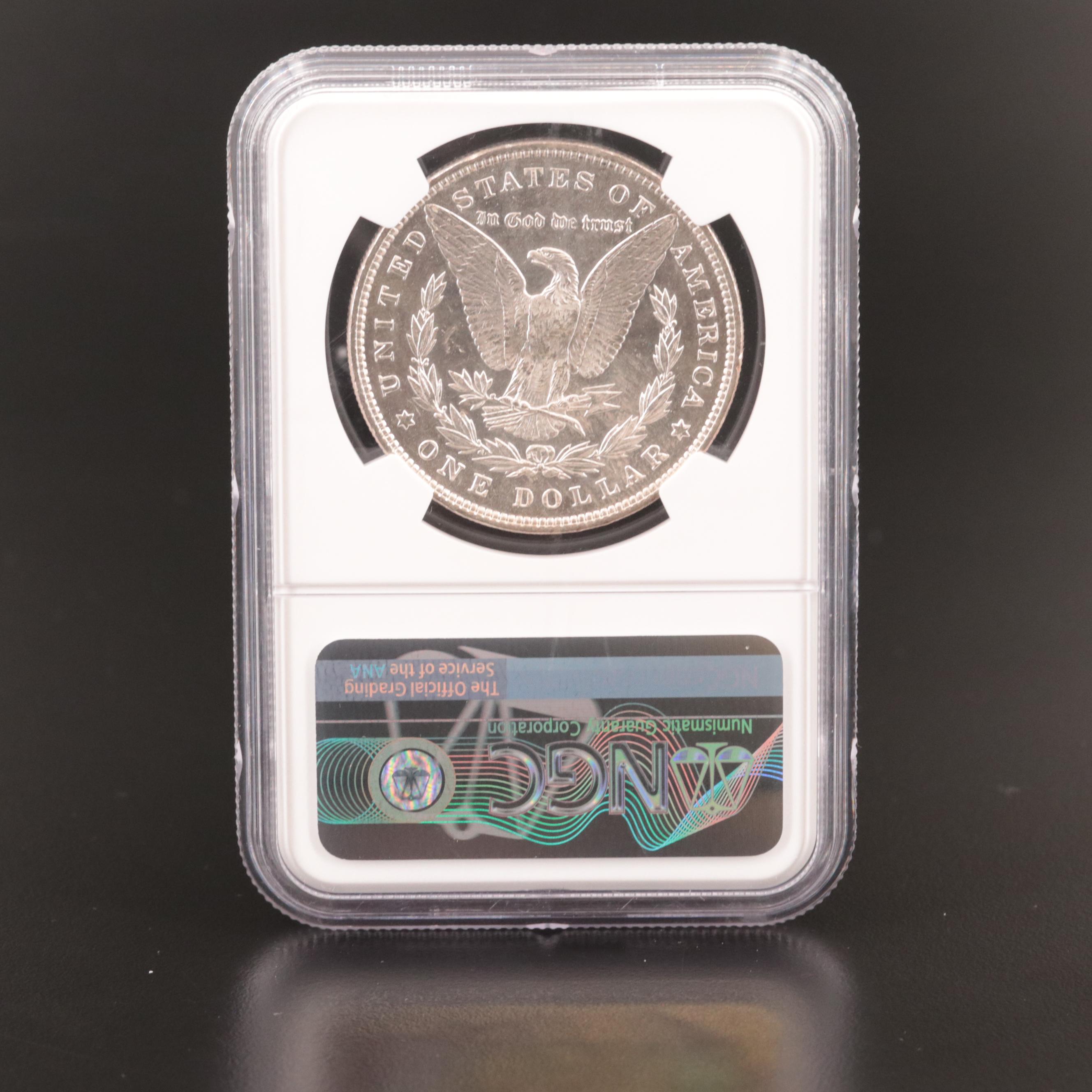 NGC Graded MS62 1887 Morgan Silver Dollar