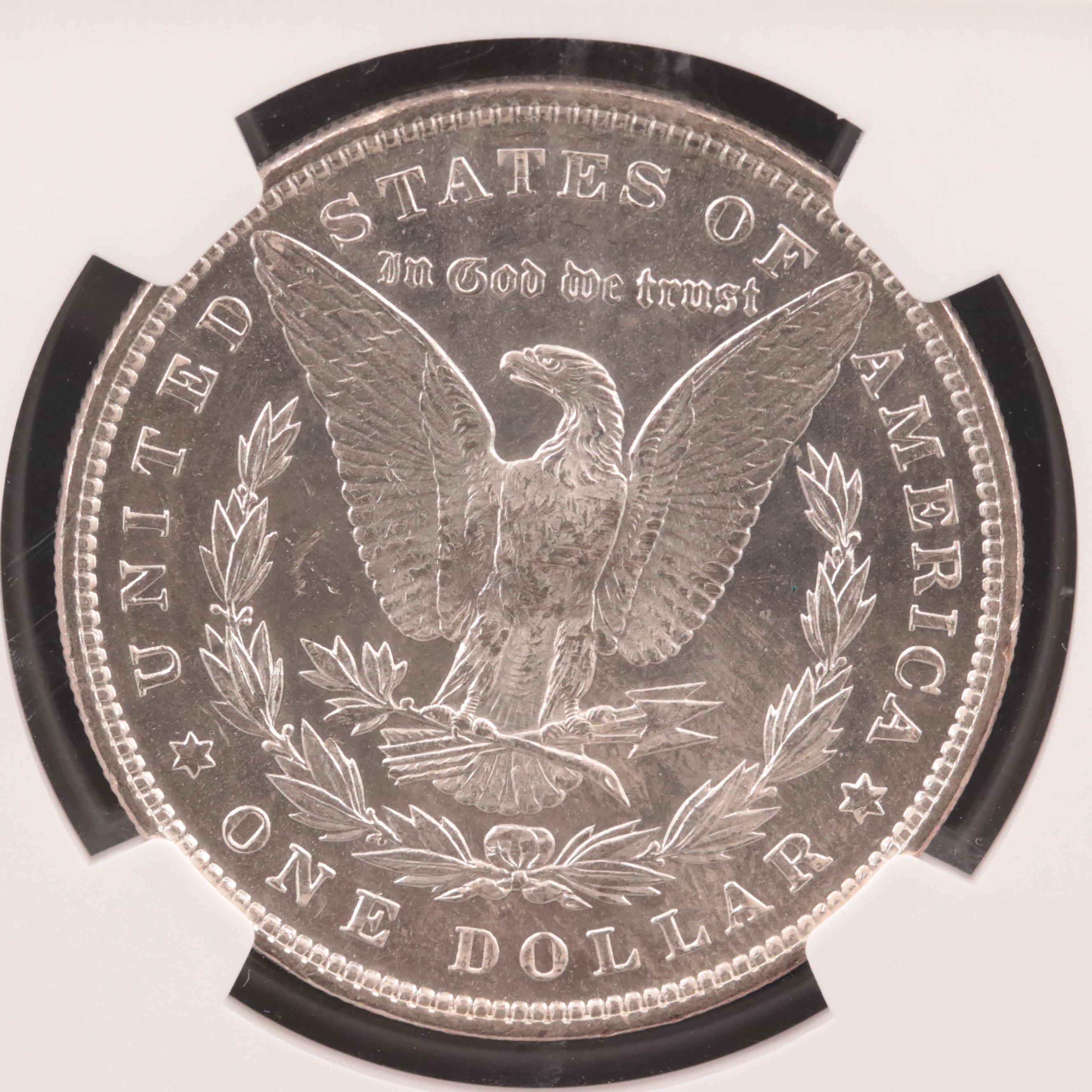 NGC Graded MS62 1887 Morgan Silver Dollar