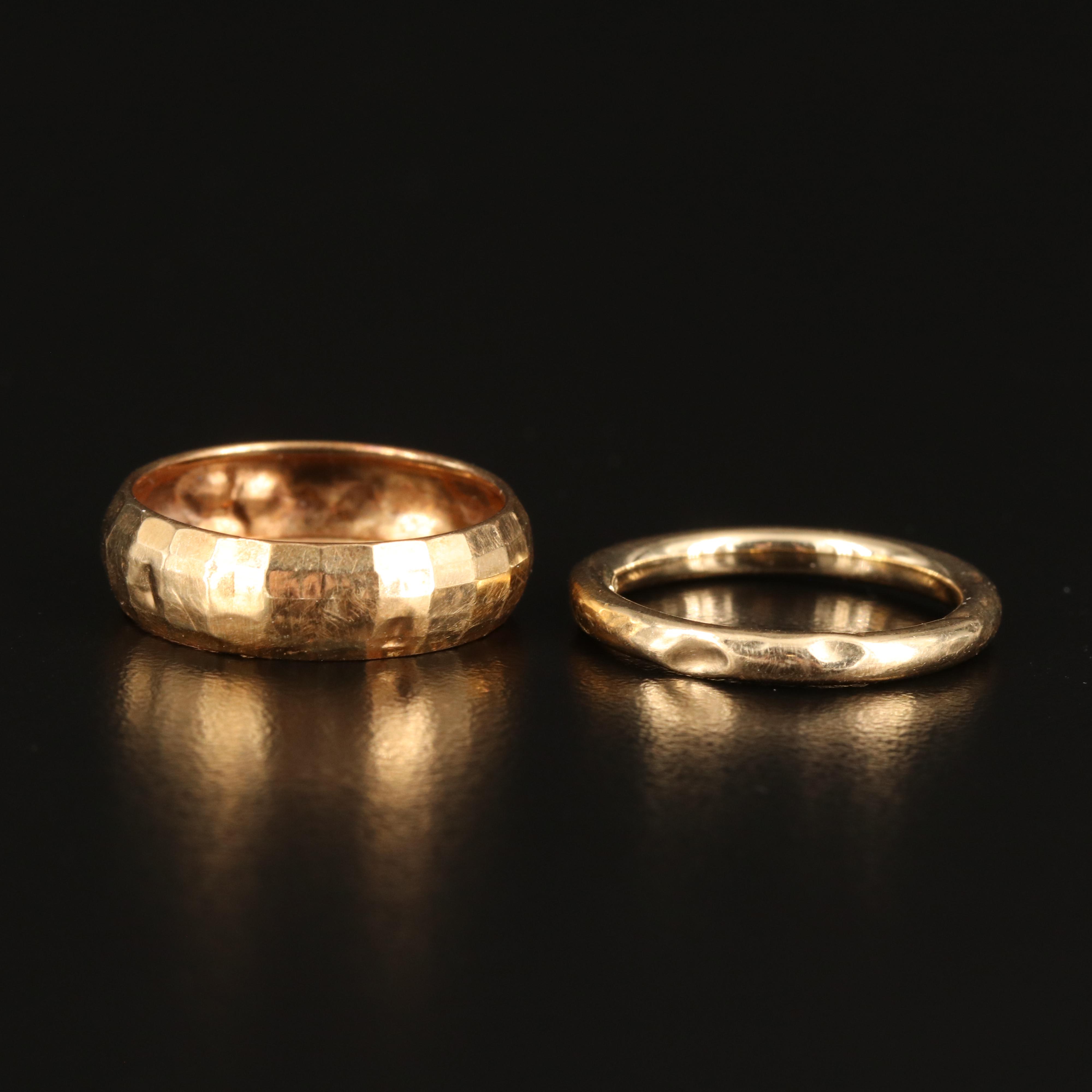 Pair of 14K Bands