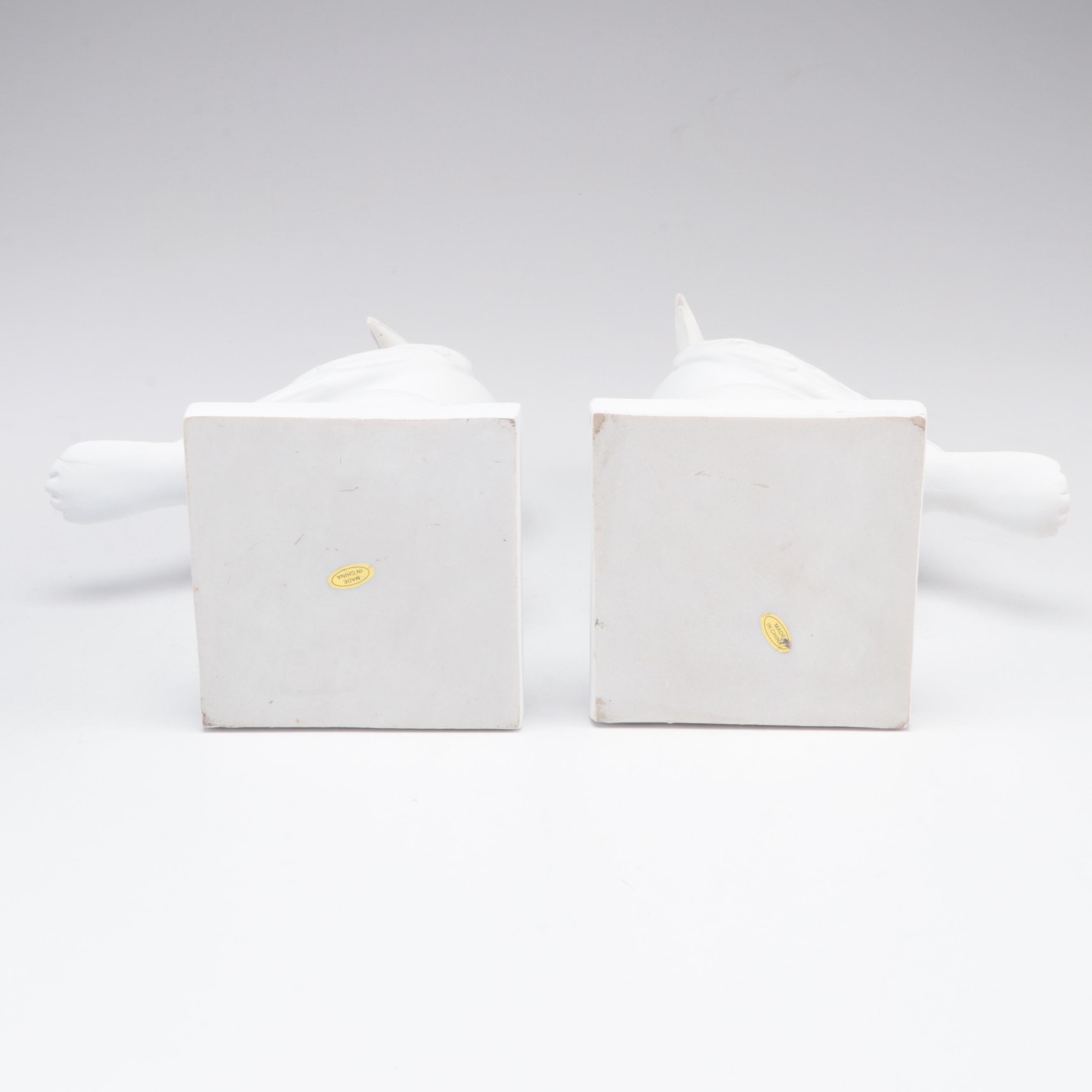 Wedgwood Blue Jasperware Cachepot with Pair of Resin Bird Figurines