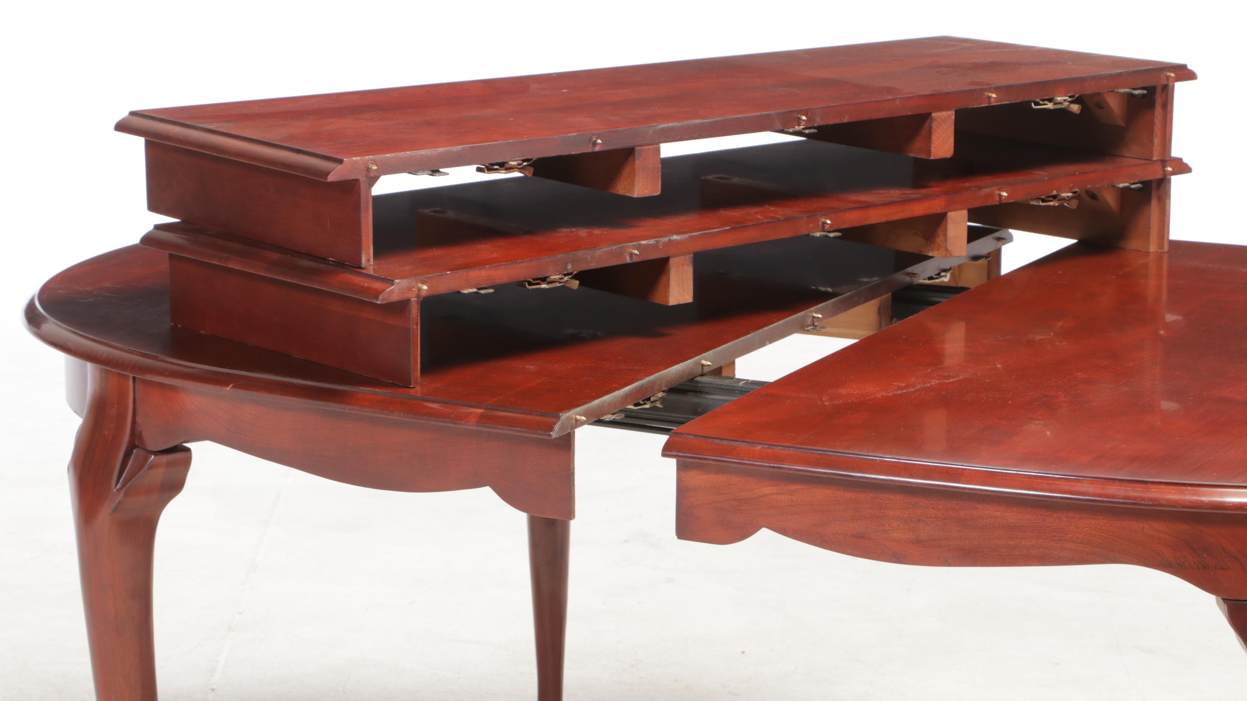 Queen Anne Style Cherrywood Dining Table