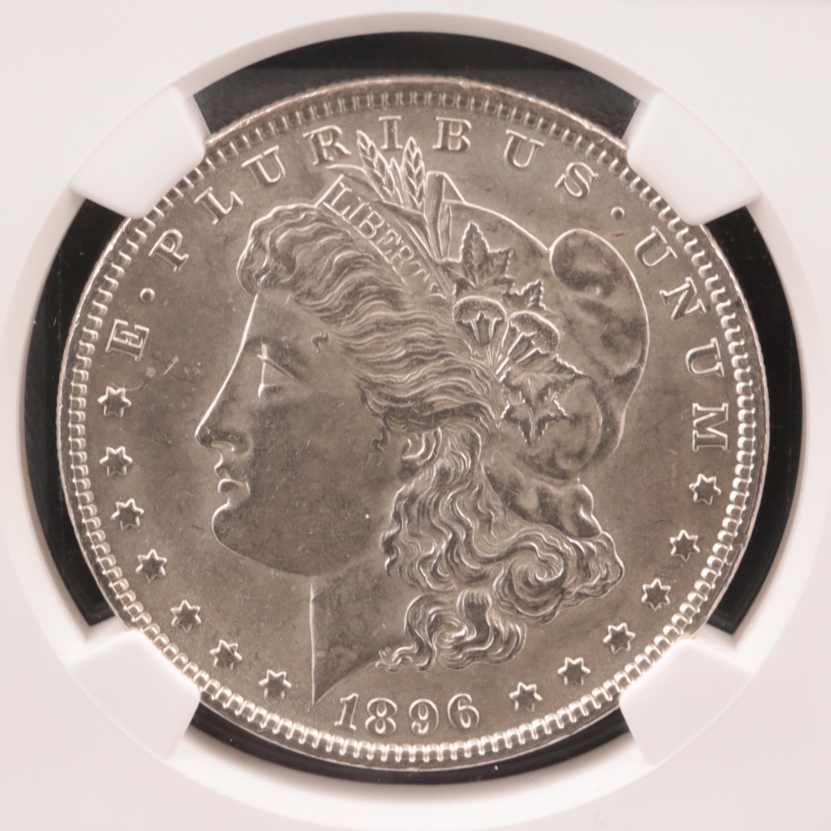 NGC Graded MS61 1896 Morgan Silver Dollar