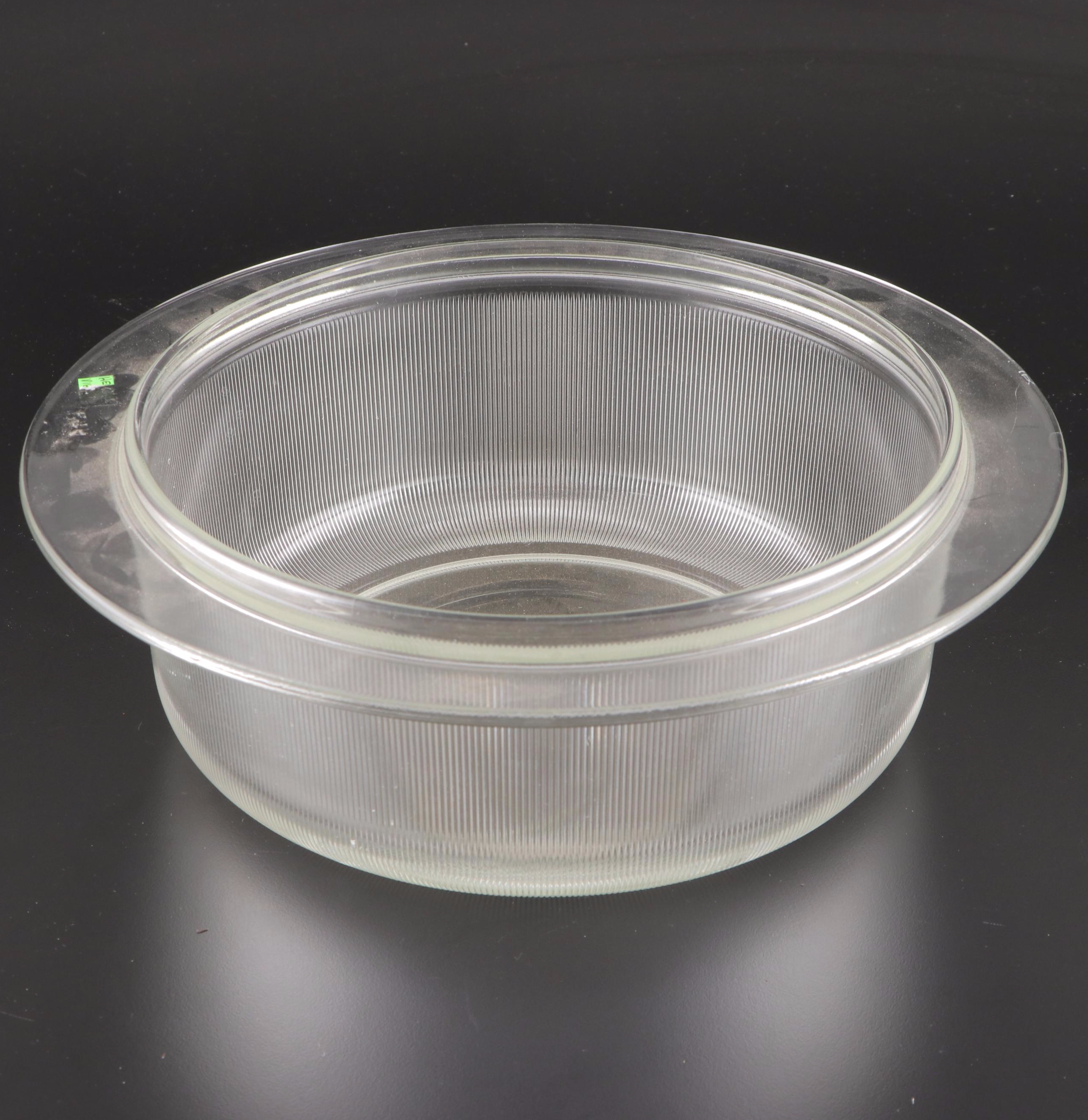 L. & M. Vignelli for Heller and Other Ribbed Glass Bakeware