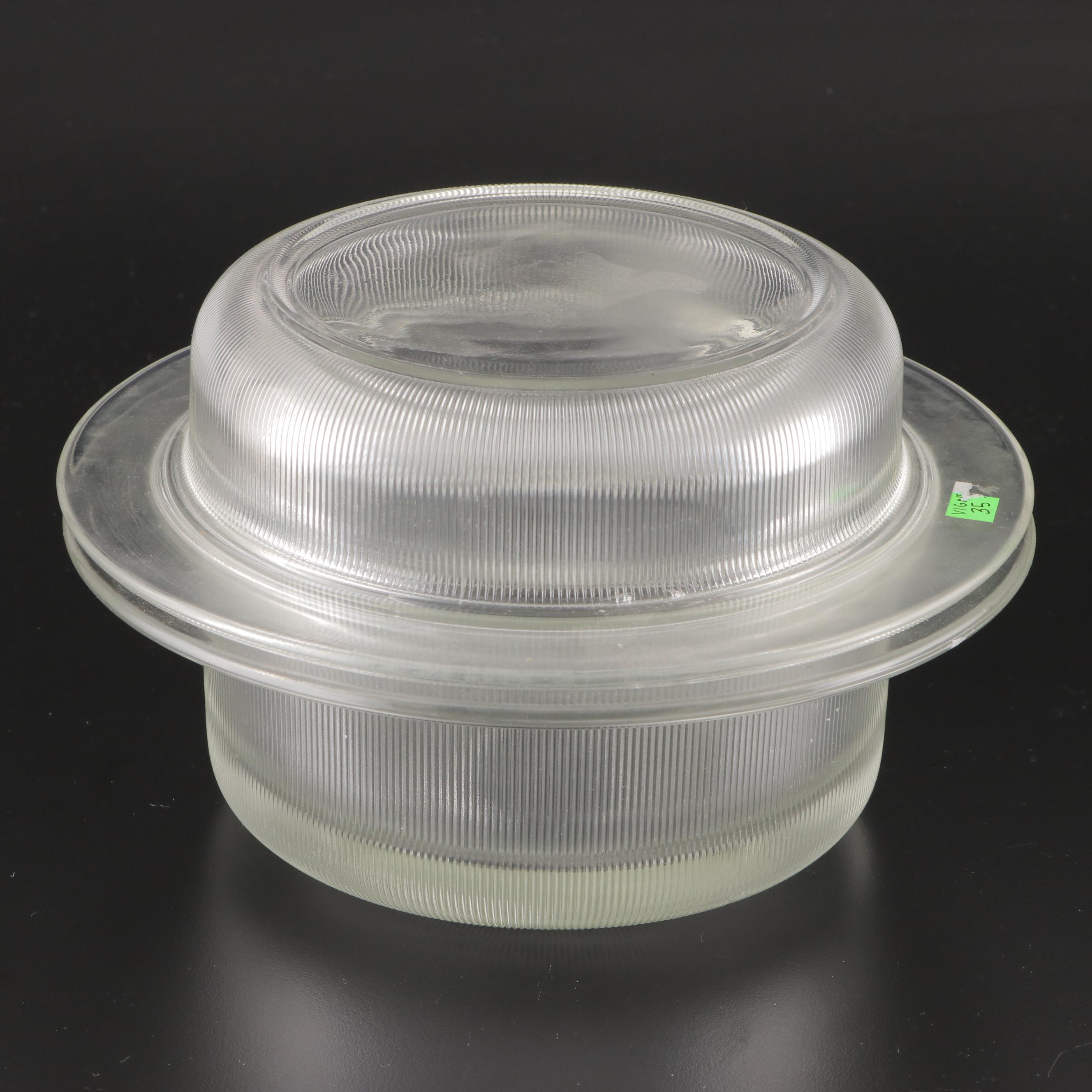L. & M. Vignelli for Heller and Other Ribbed Glass Bakeware
