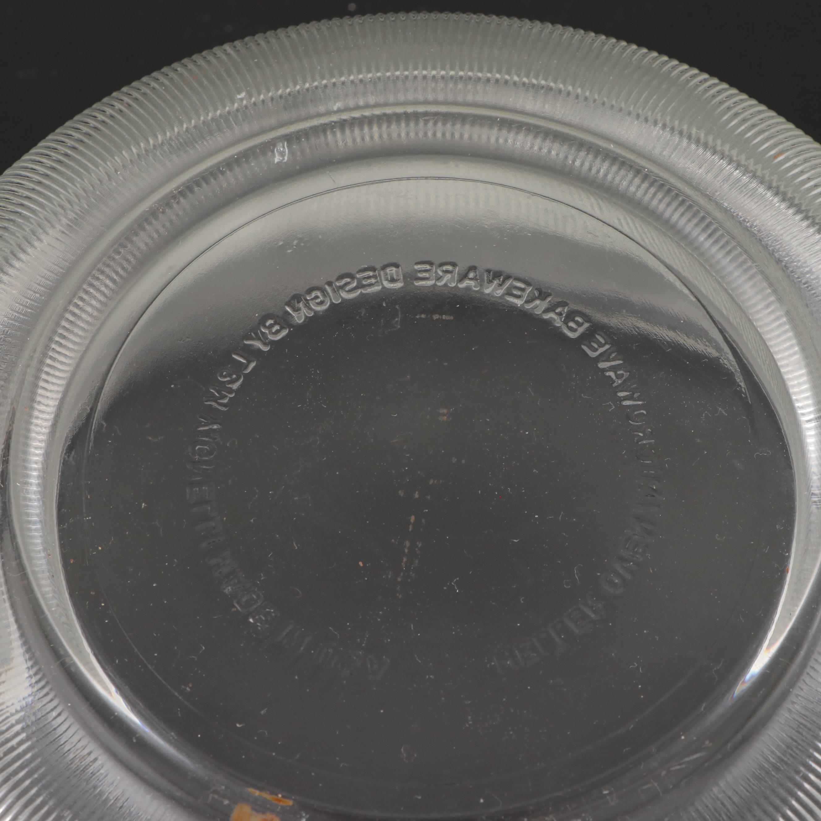 L. & M. Vignelli for Heller and Other Ribbed Glass Bakeware