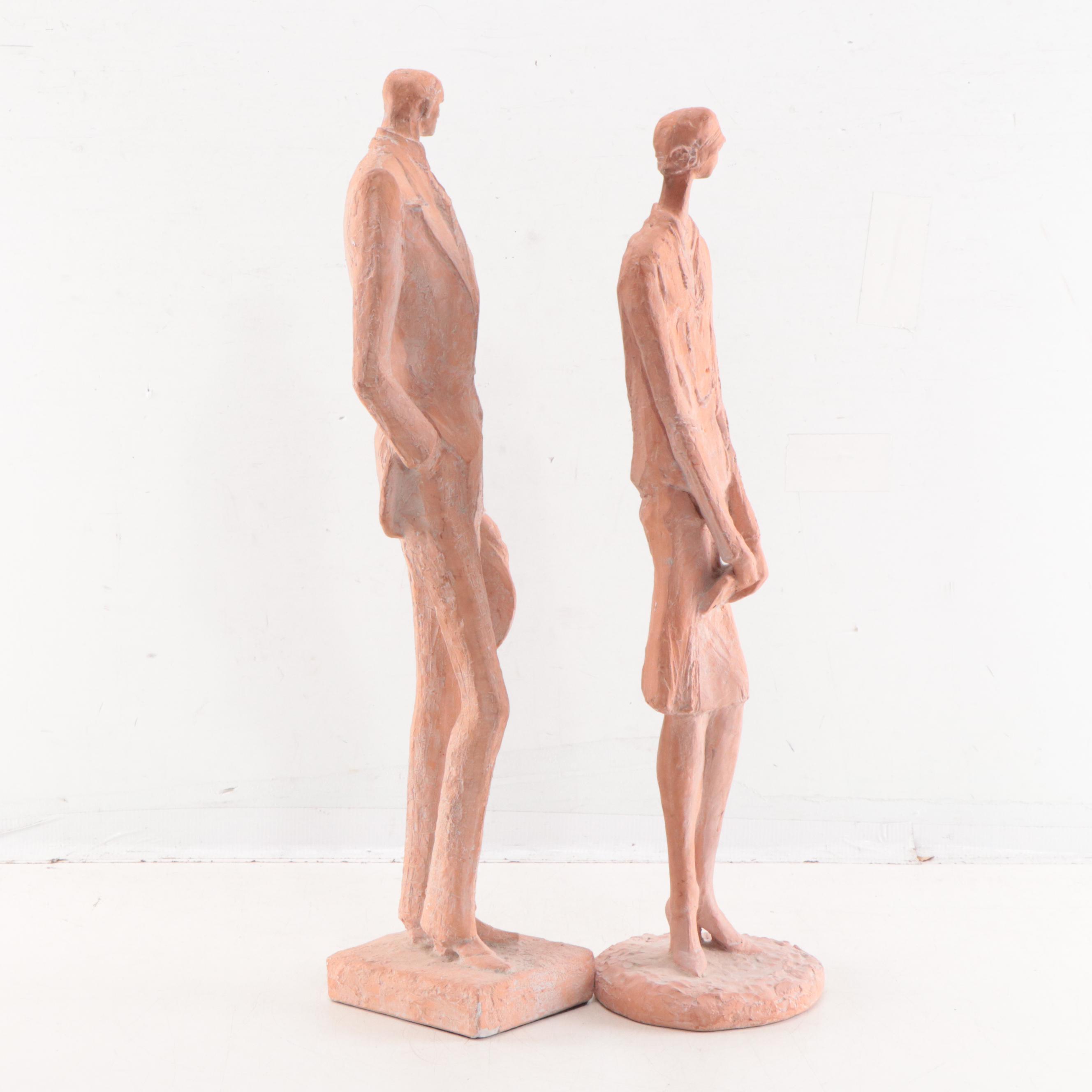 Austin Productions Inc. Plaster Sculptures After Klara Sever, Late 20th Century
