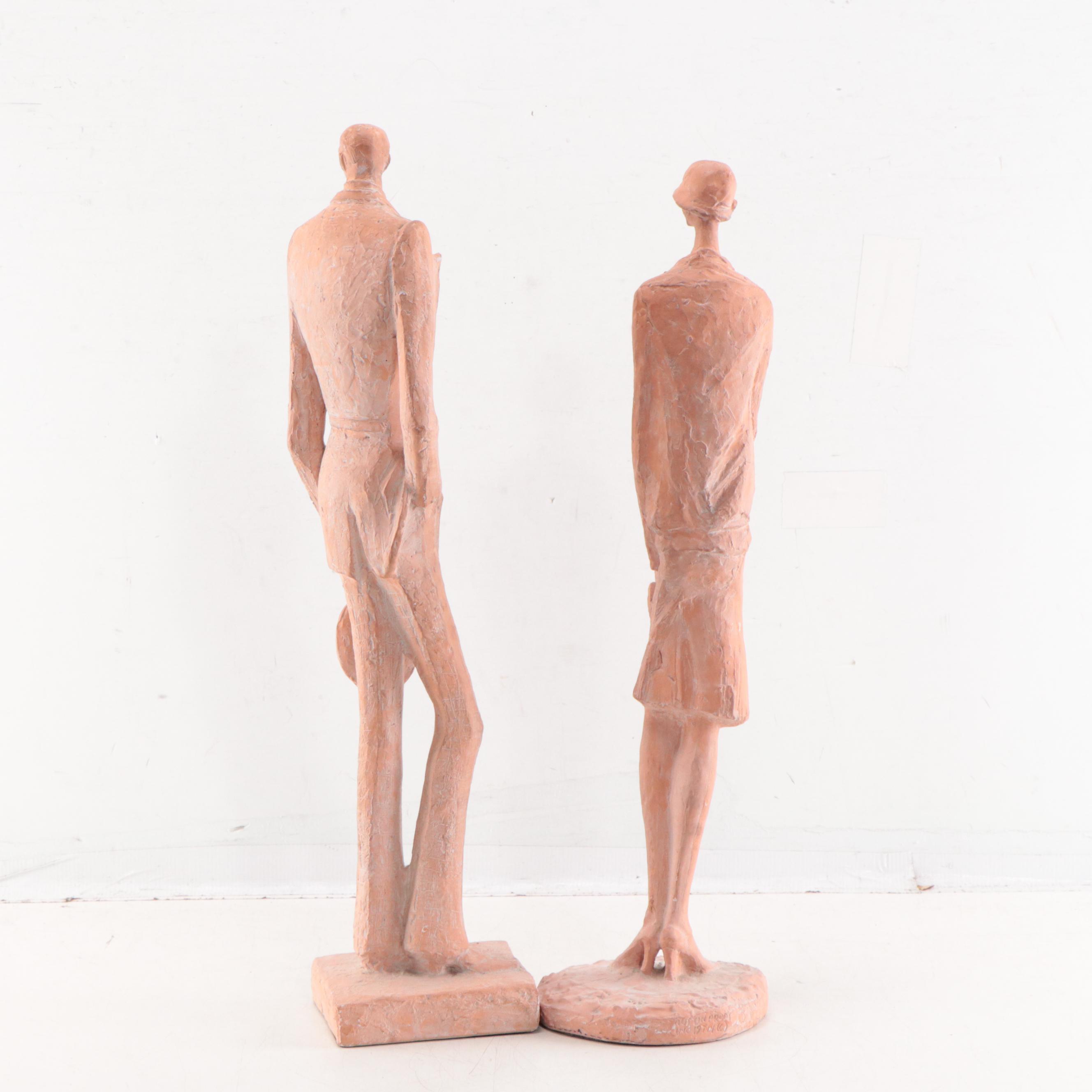 Austin Productions Inc. Plaster Sculptures After Klara Sever, Late 20th Century