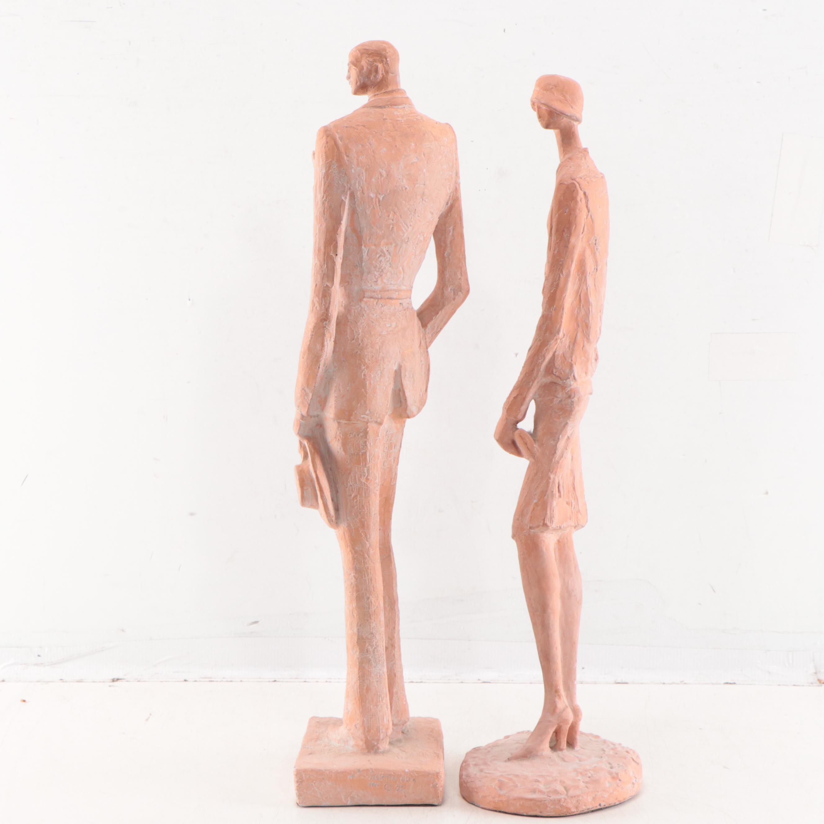 Austin Productions Inc. Plaster Sculptures After Klara Sever, Late 20th Century