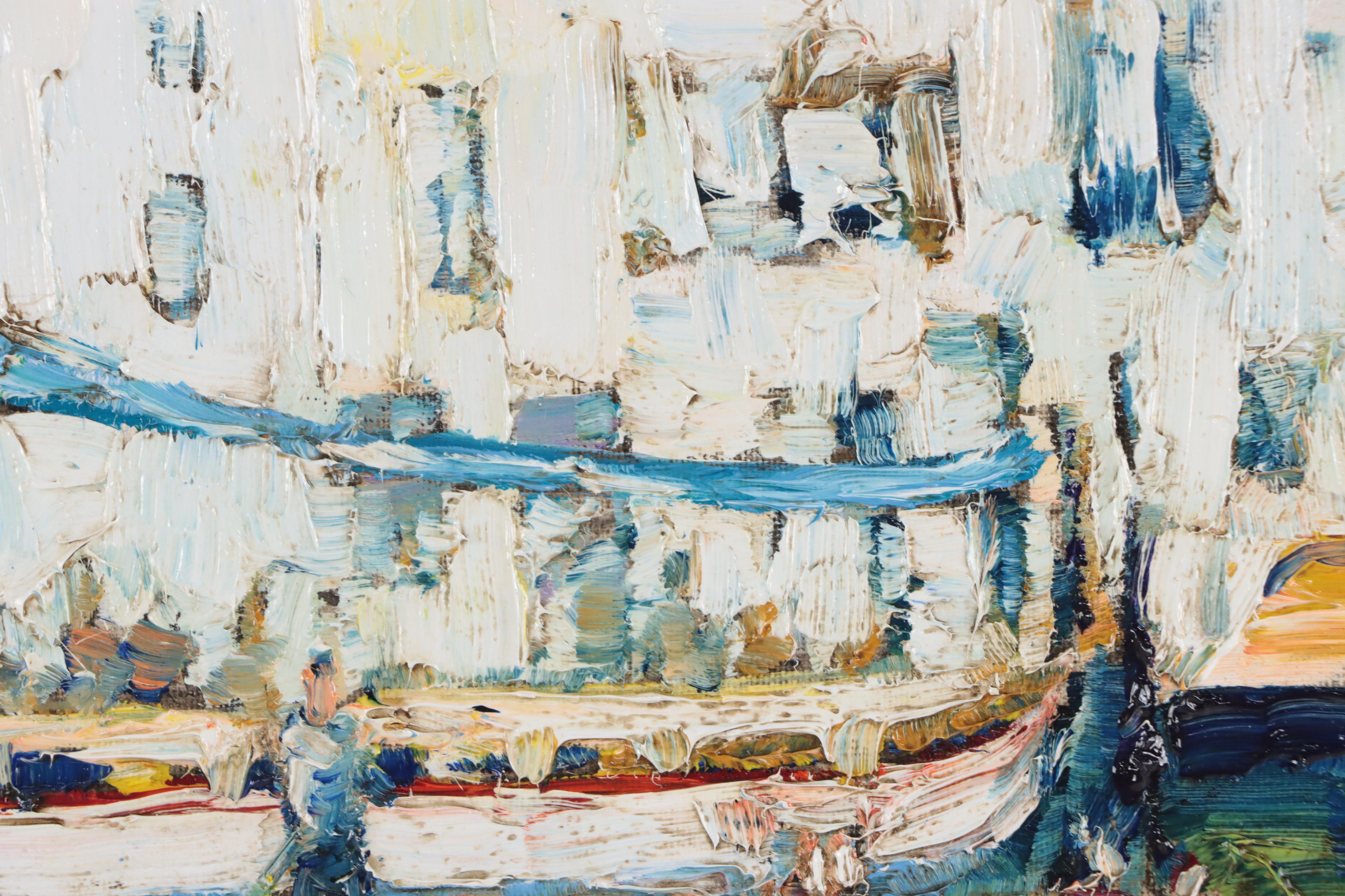 Serguei Novitchkov Oil Painting "Gondola Ride in Venice," 2023