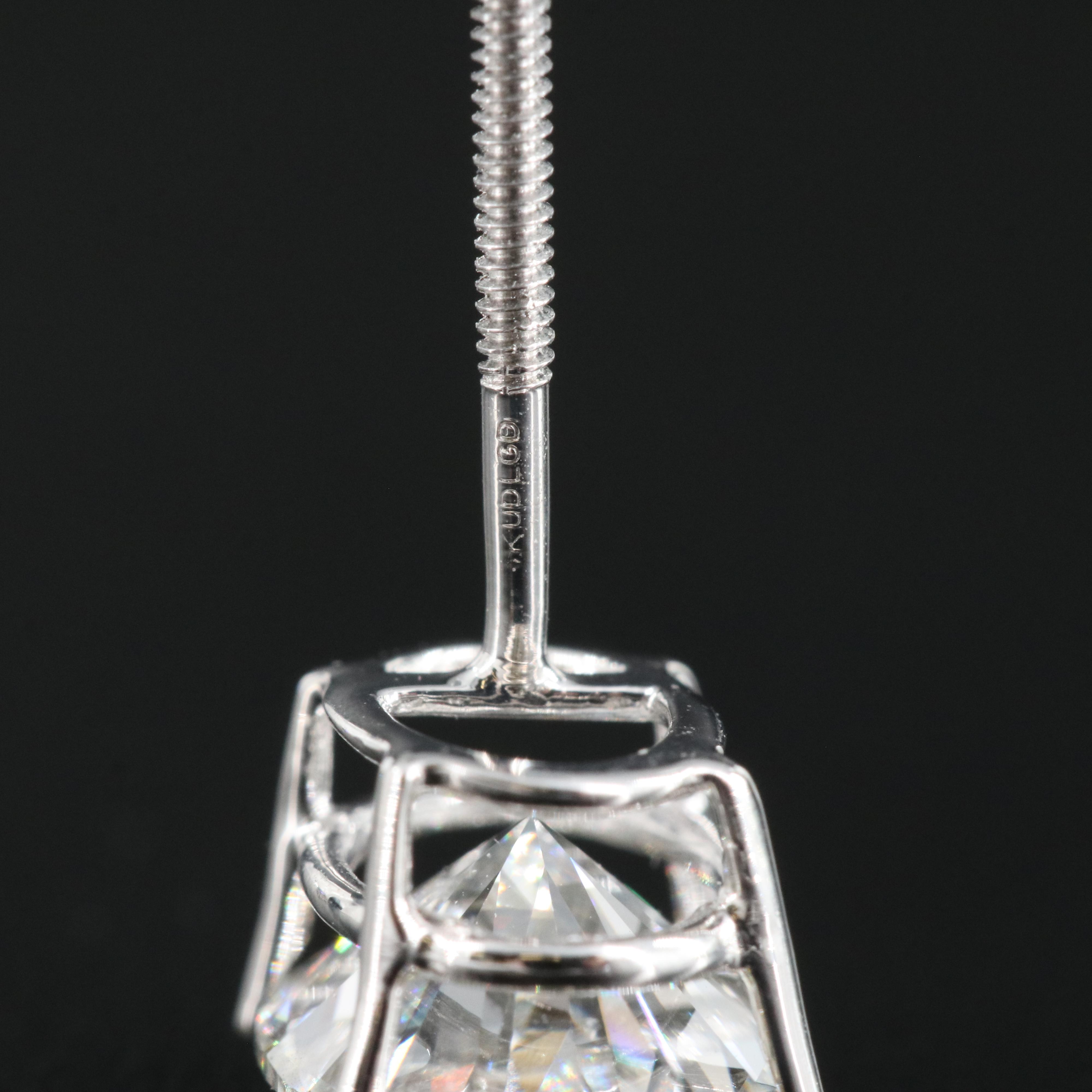 14K 3.95 CTW Lab Grown Diamond Earrings