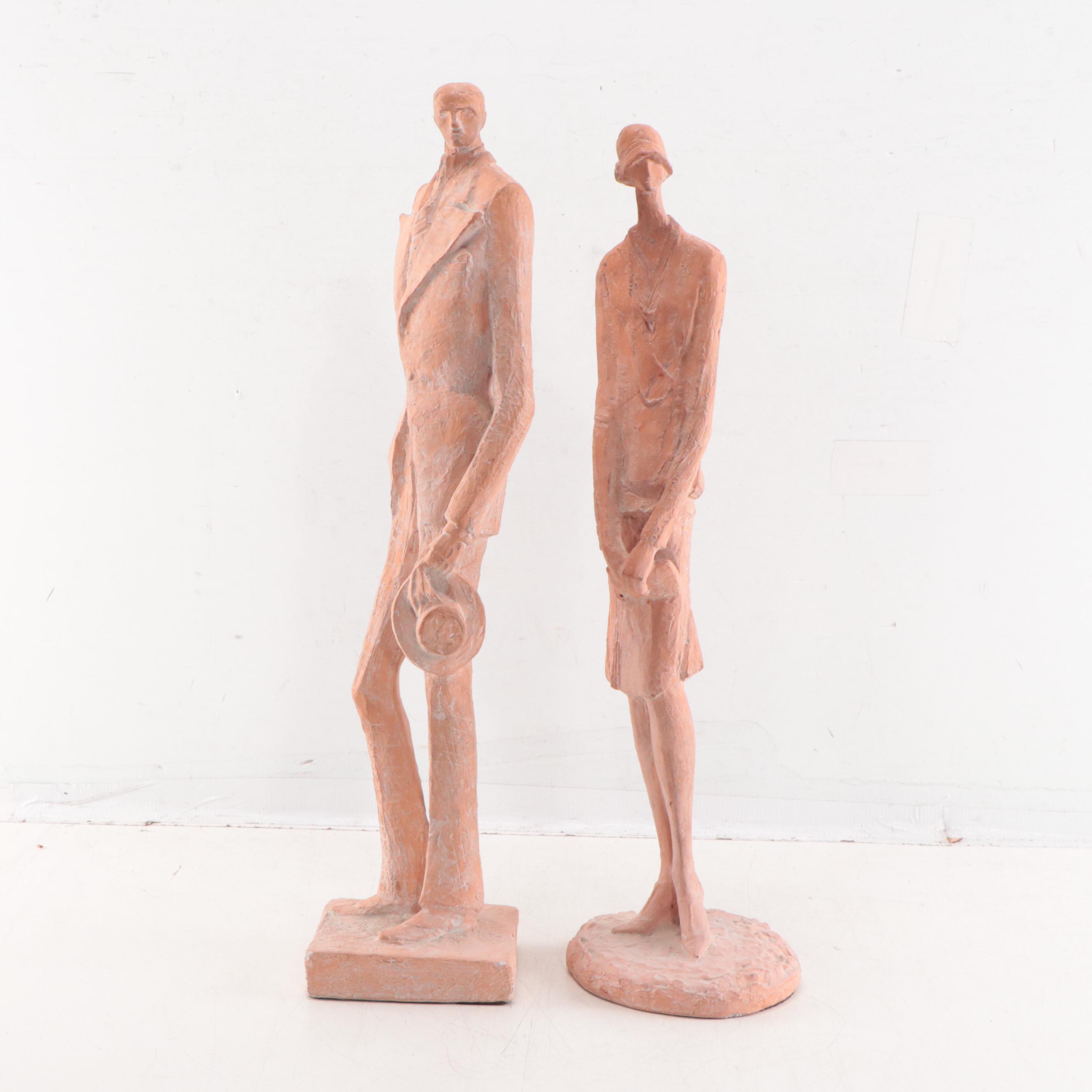 Austin Productions Inc. Plaster Sculptures After Klara Sever, Late 20th Century