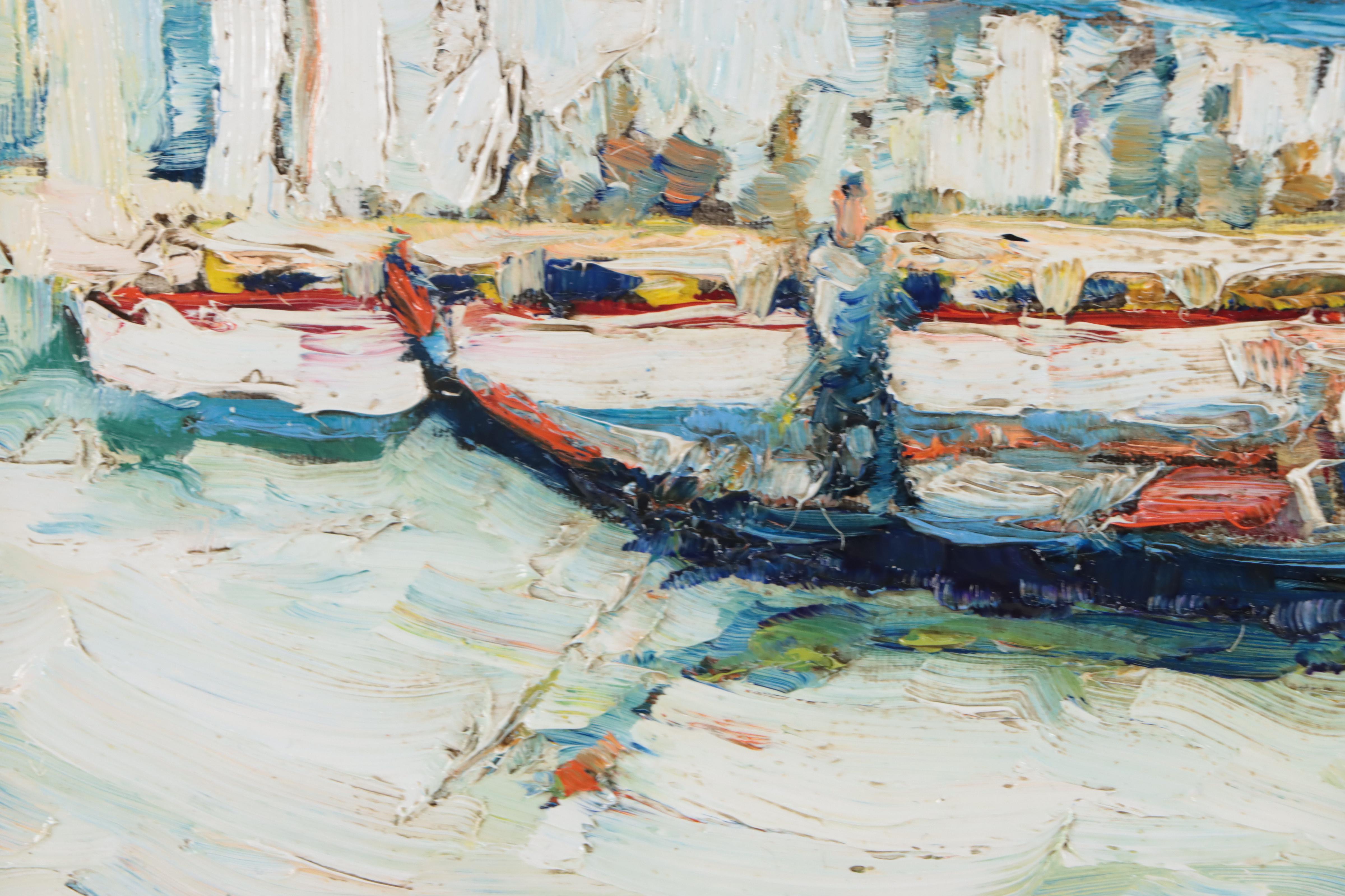 Serguei Novitchkov Oil Painting "Gondola Ride in Venice," 2023