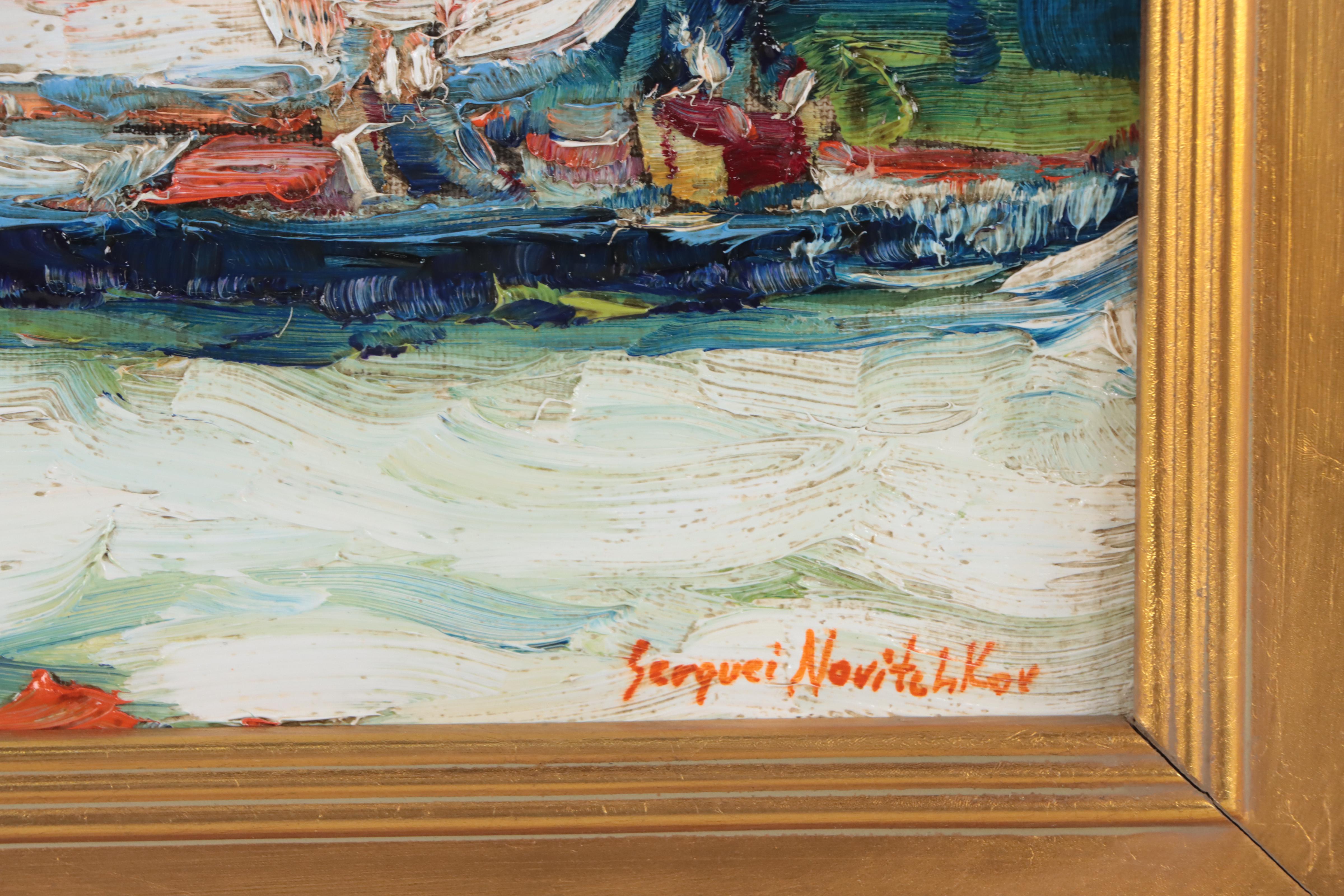 Serguei Novitchkov Oil Painting "Gondola Ride in Venice," 2023