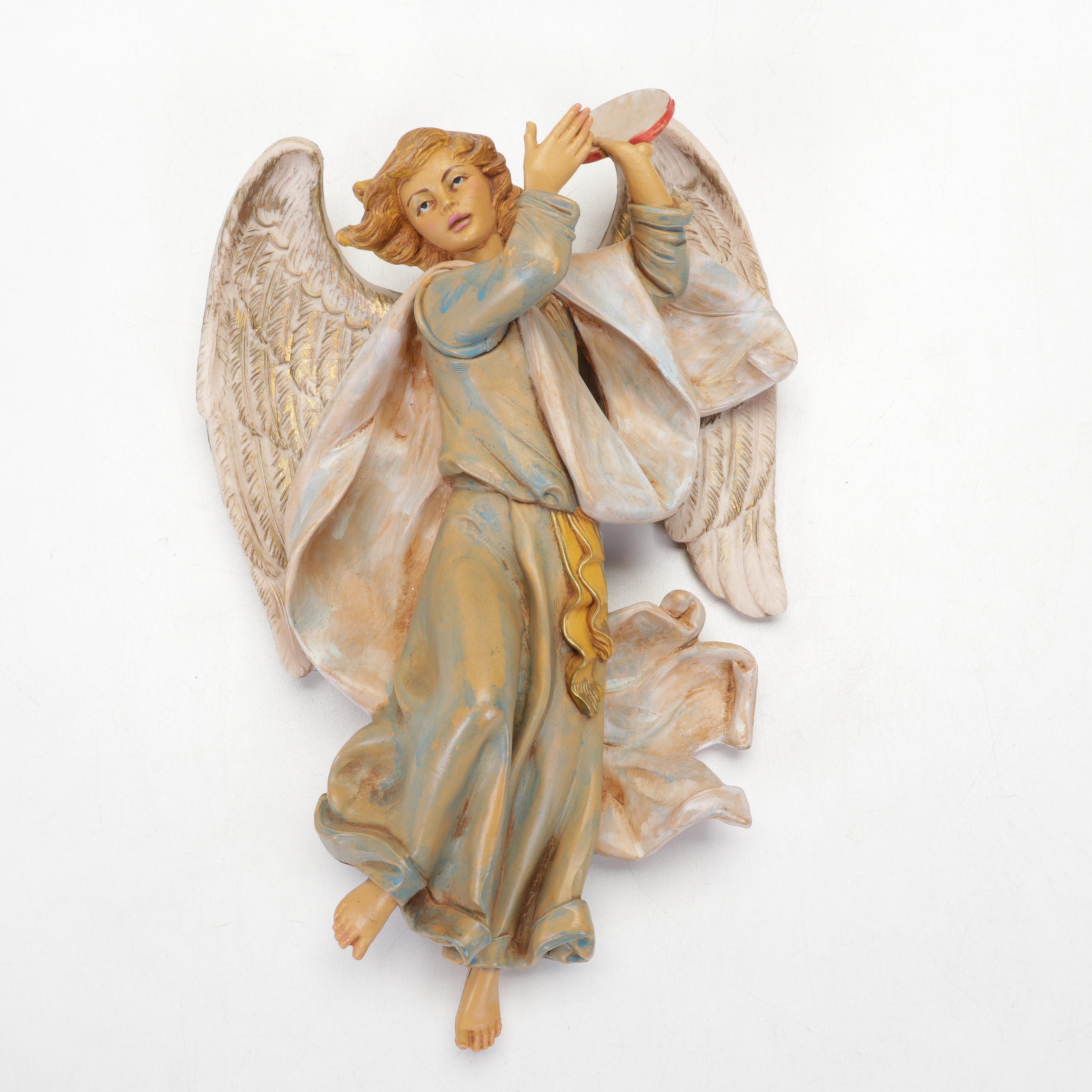 Metal Jesus in the Garden of Gesthemane with Angel and  Madonna Wall Hangings