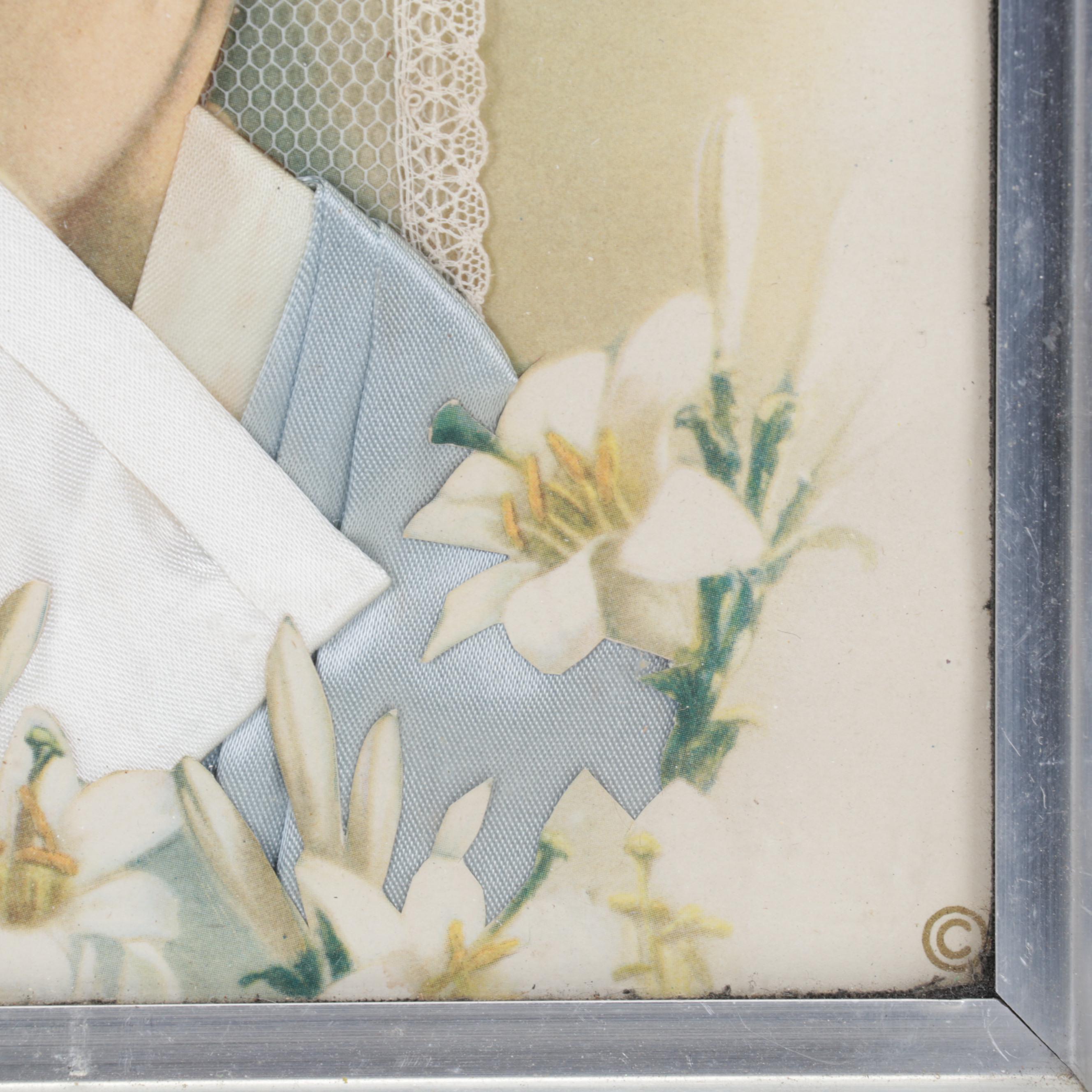 Metal Jesus in the Garden of Gesthemane with Angel and  Madonna Wall Hangings