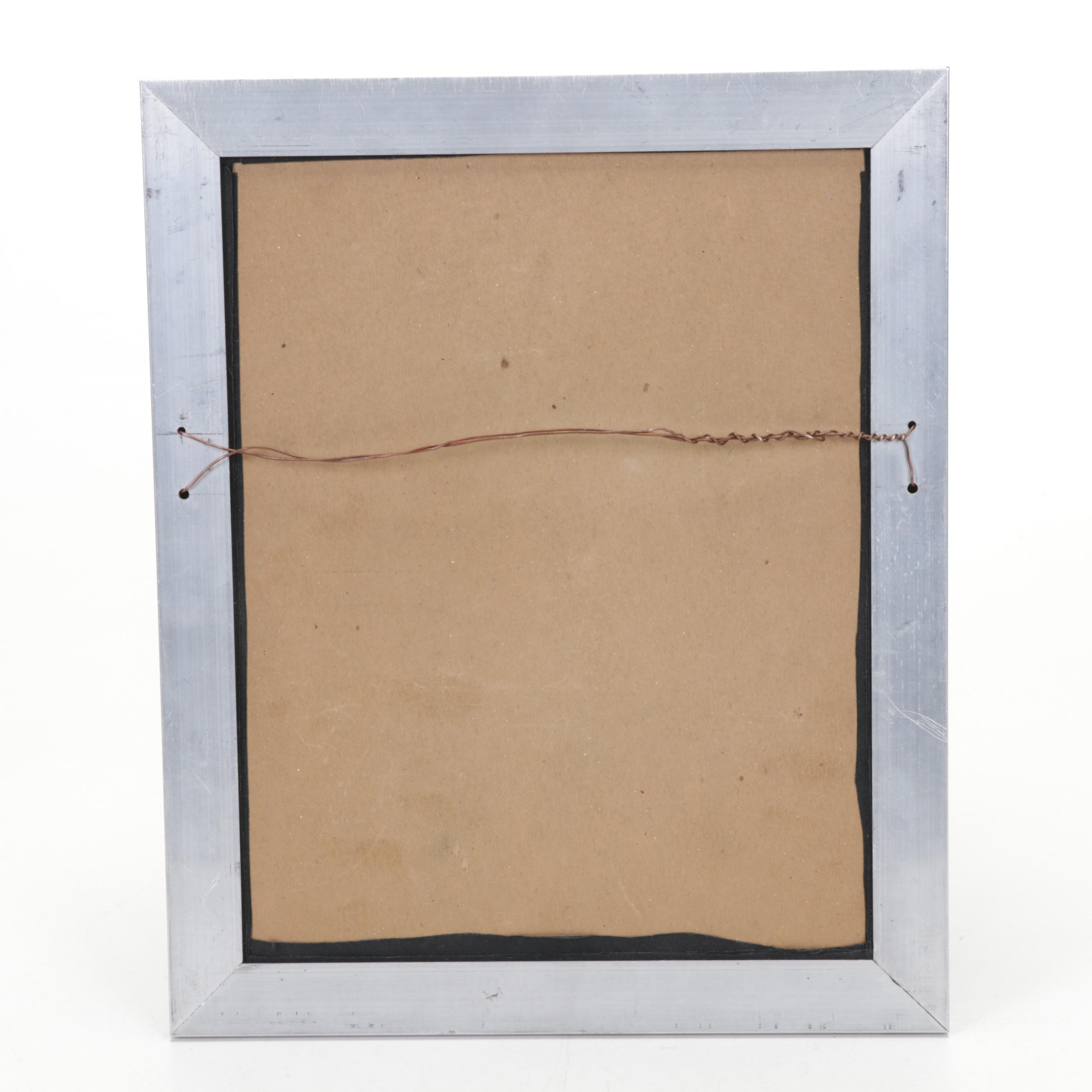 Metal Jesus in the Garden of Gesthemane with Angel and  Madonna Wall Hangings