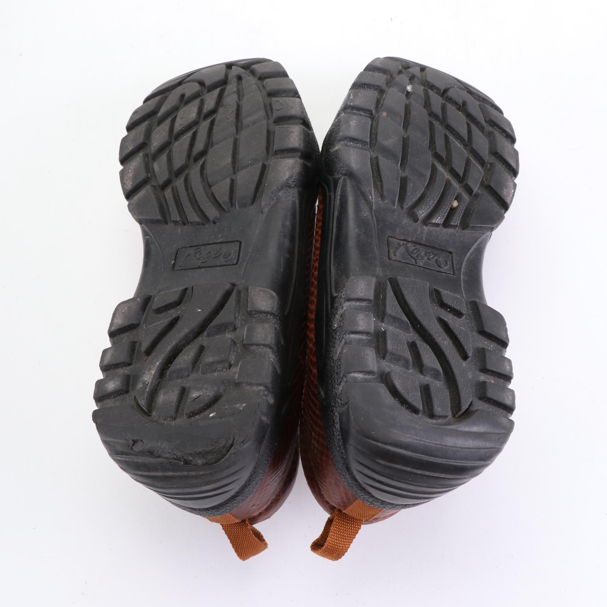 Men's Roper Croc-Effect Leather Slip-On and Lace-Up Casual Shoes with Box