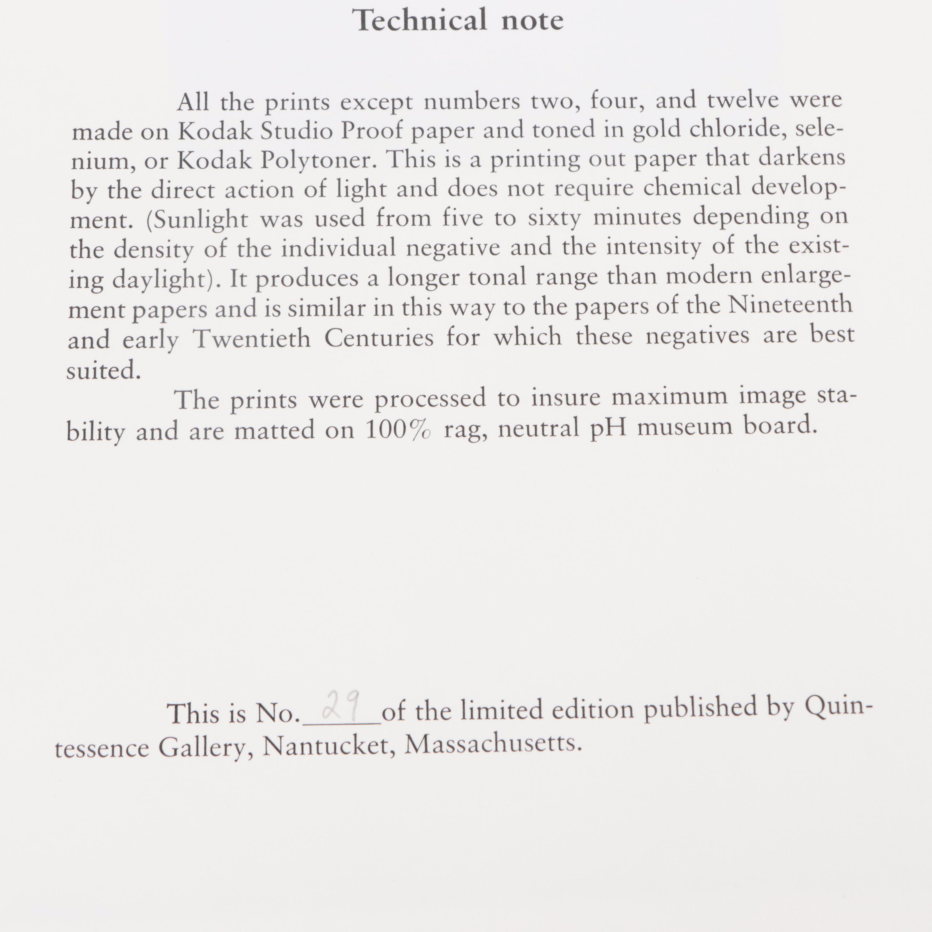 "A Portfolio of Photographs 1871 - circa 1900"