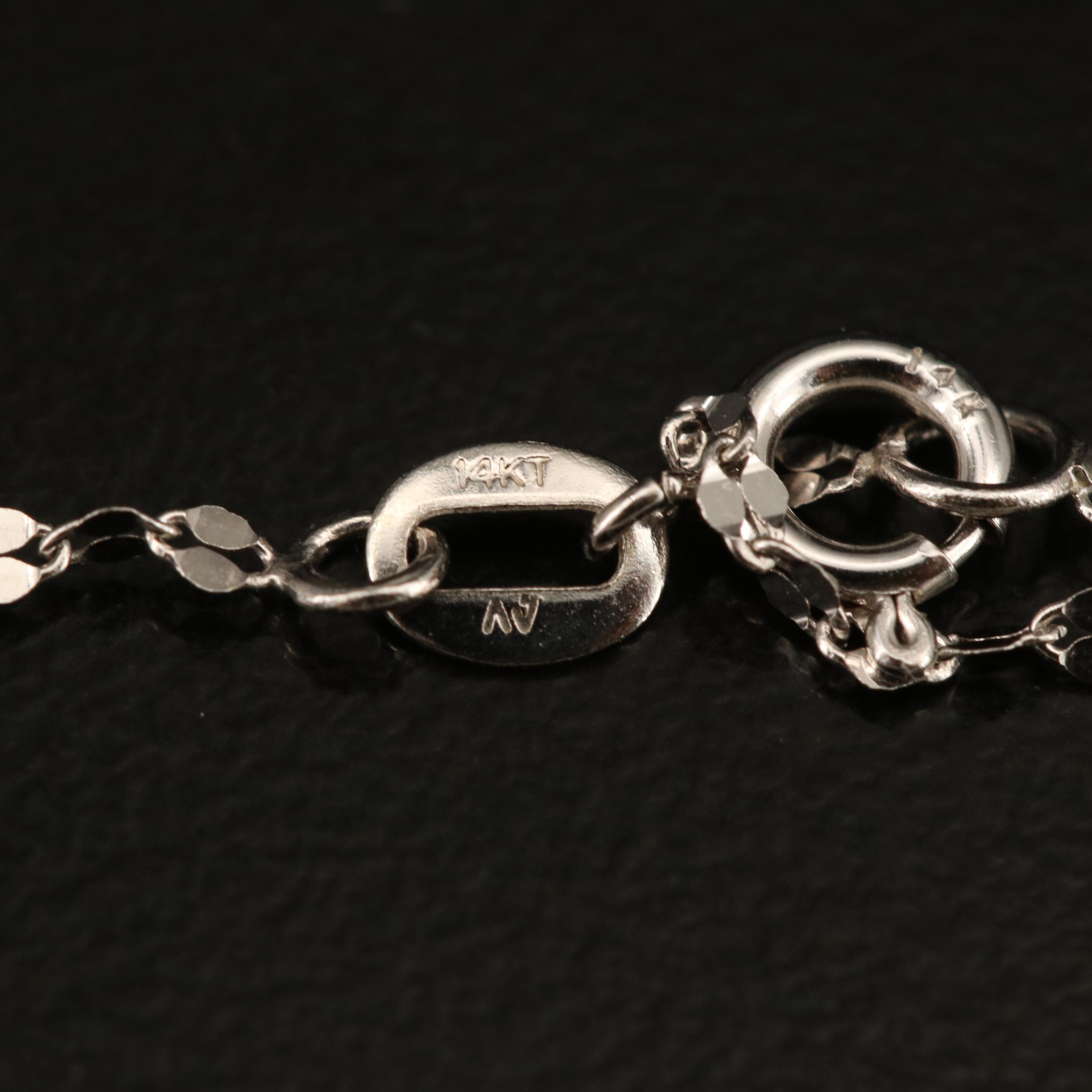 14K Fancy Link Chain Necklace