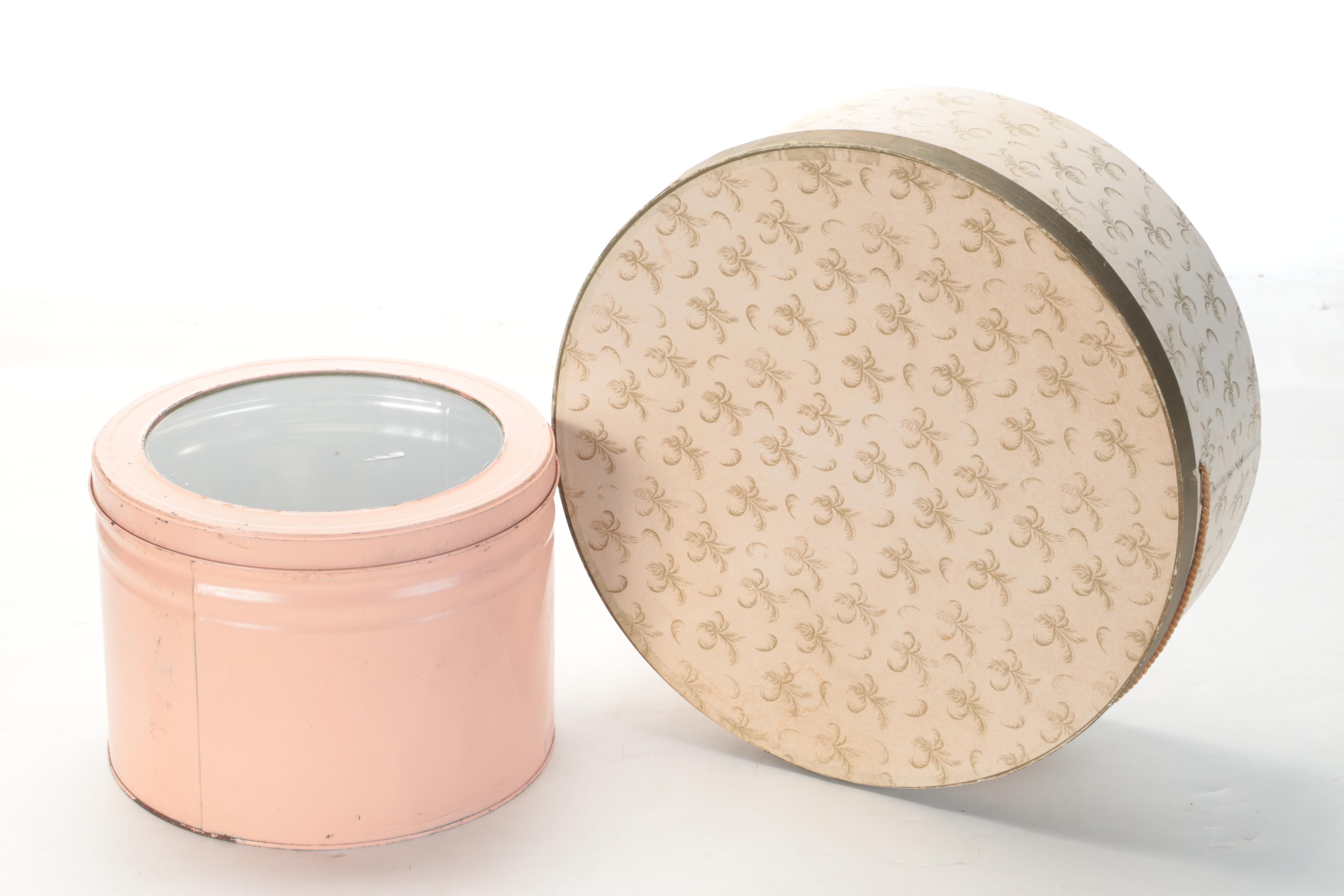 Pink Painted Wooden Luggage Rack with Luggage and More Storage Boxes