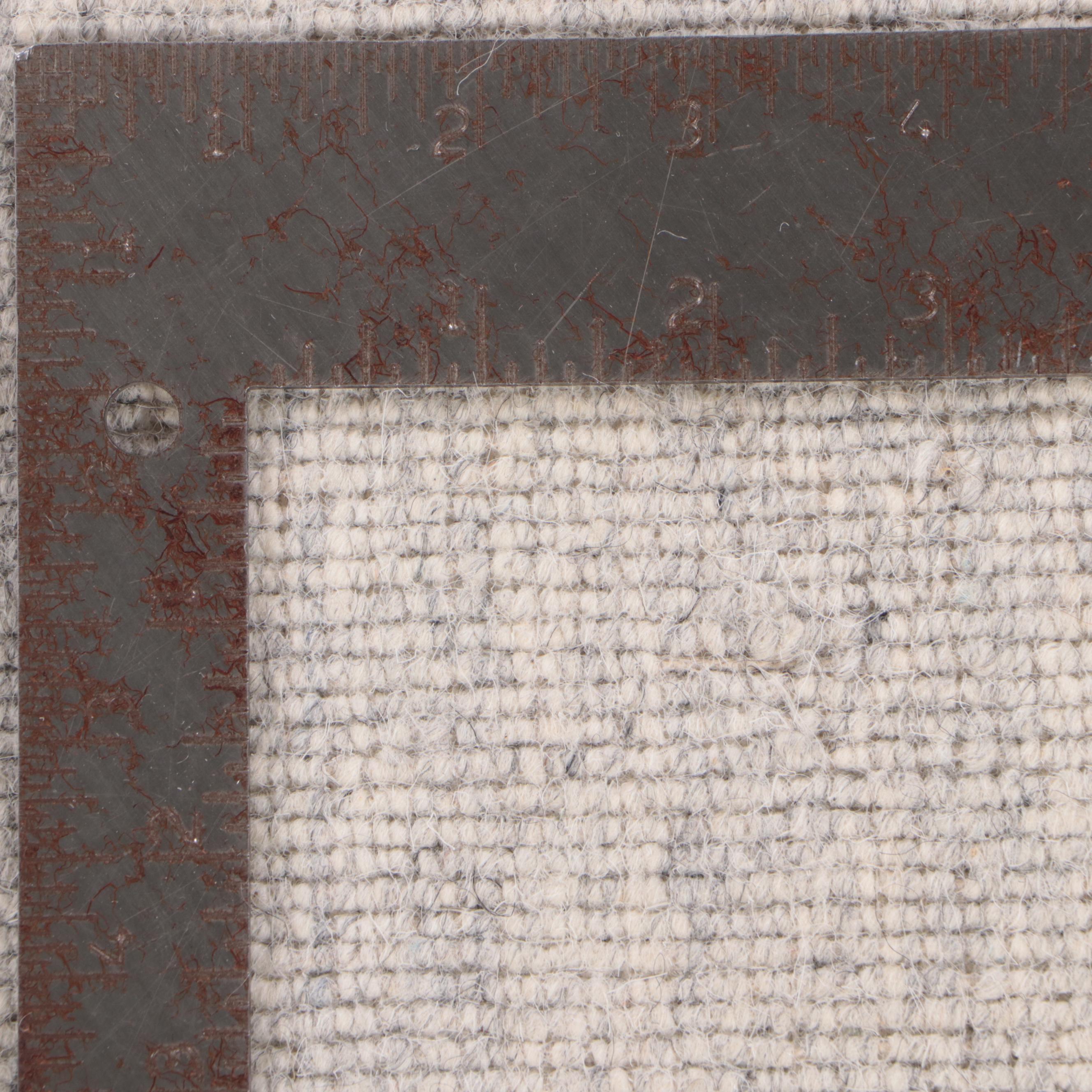 5' x 7'10 Hand-Knotted Indian Contemporary Area Rug