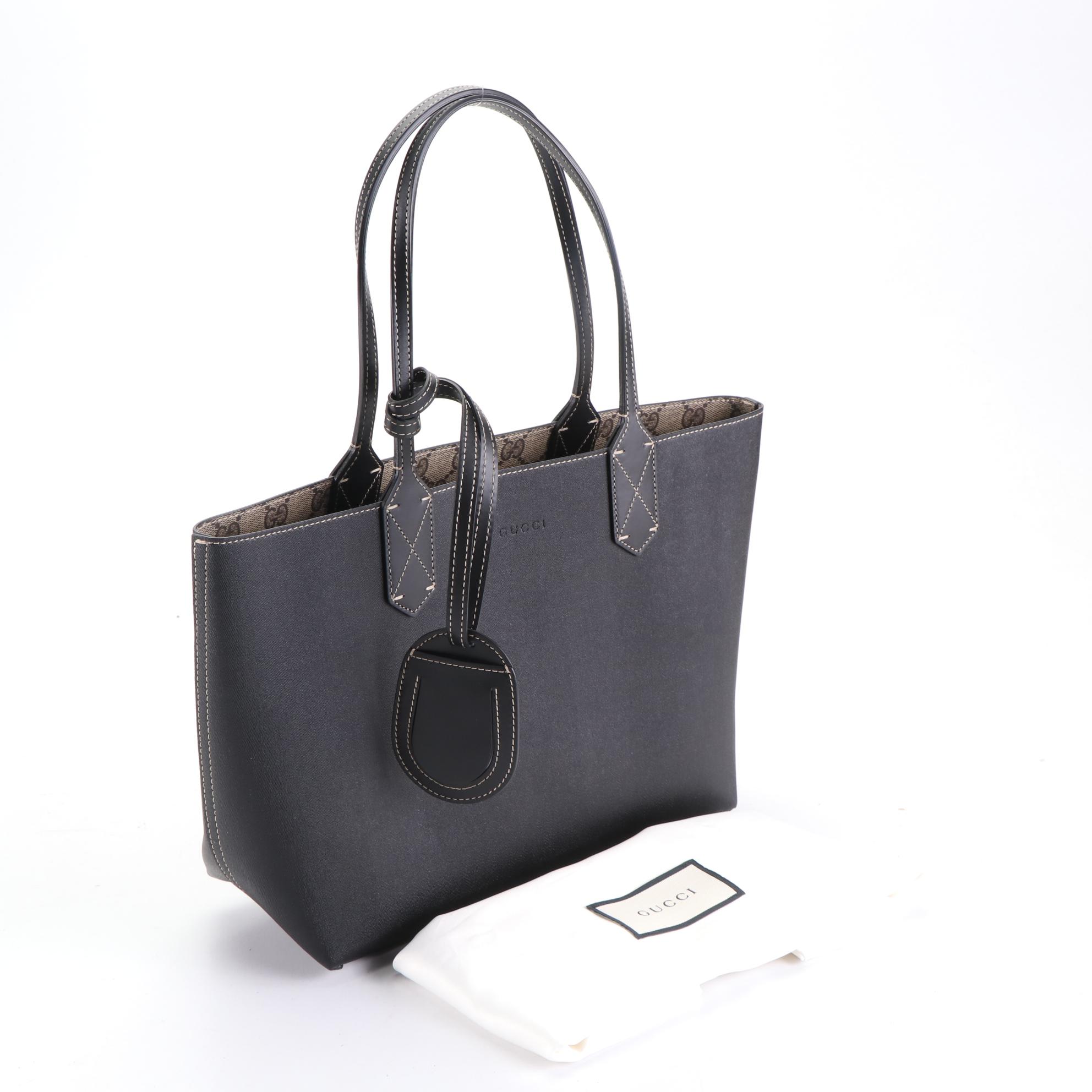 Gucci Reversible Small Tote in GG Coated Canvas