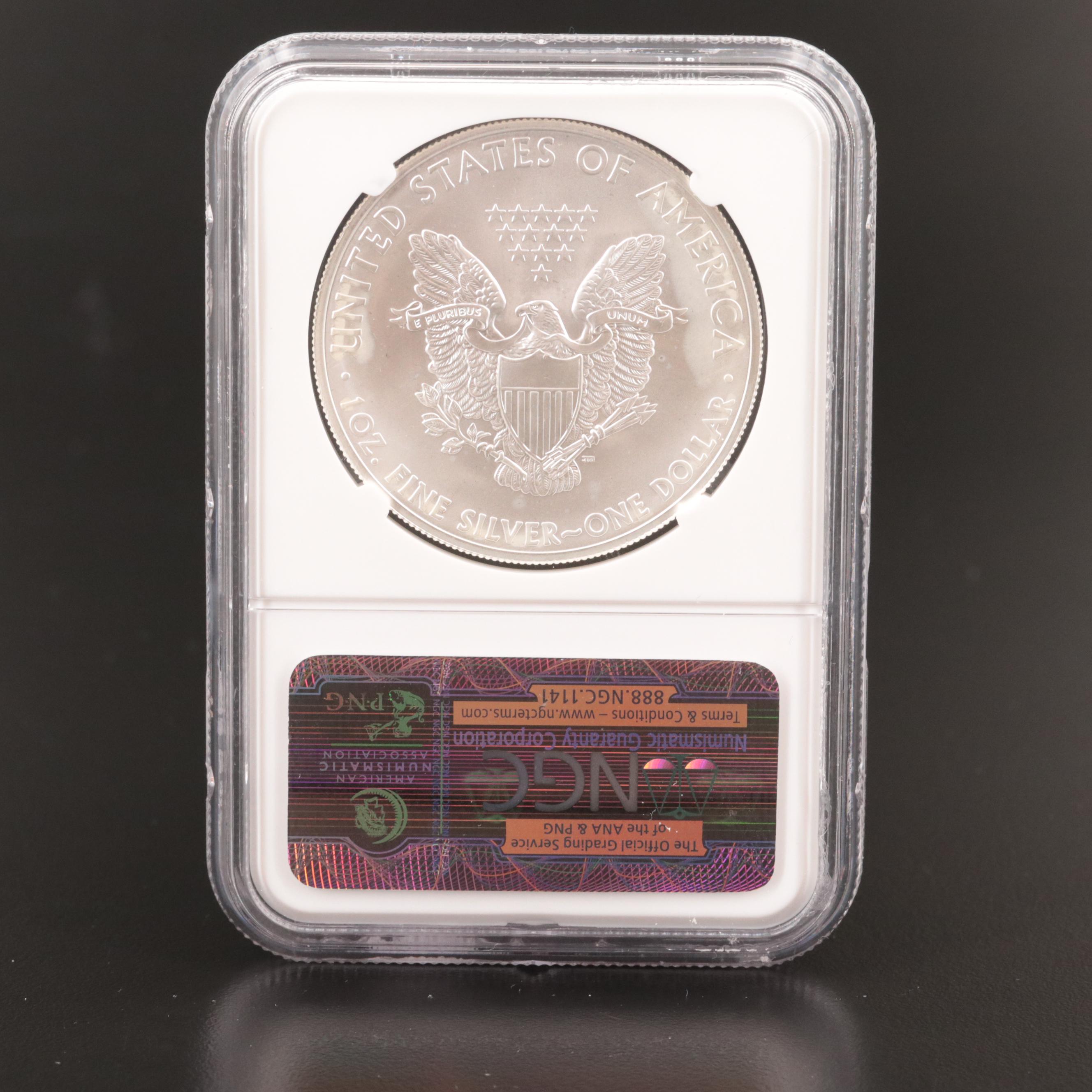 NGC Graded MS70 2013-S American Silver Eagle