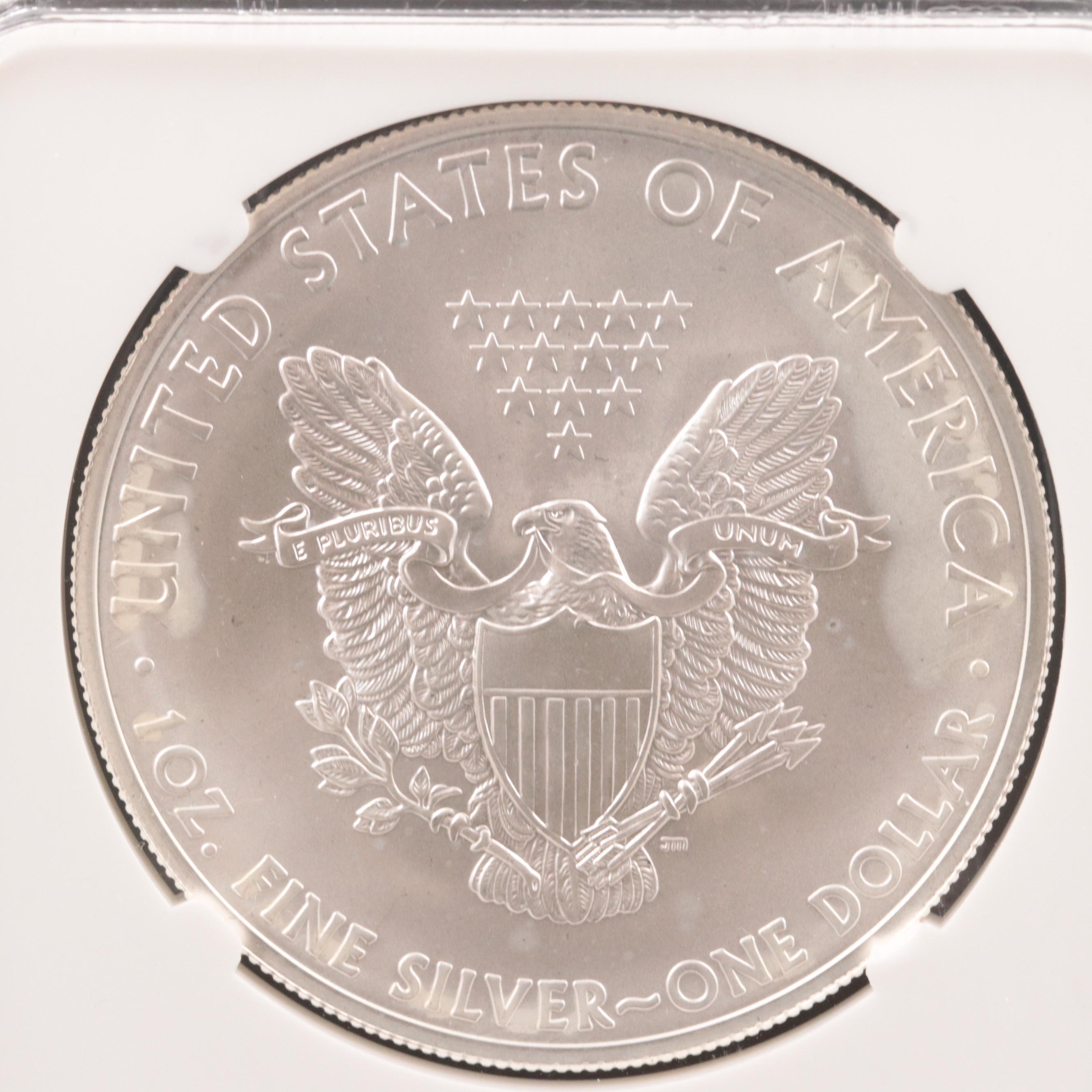 NGC Graded MS70 2013-S American Silver Eagle
