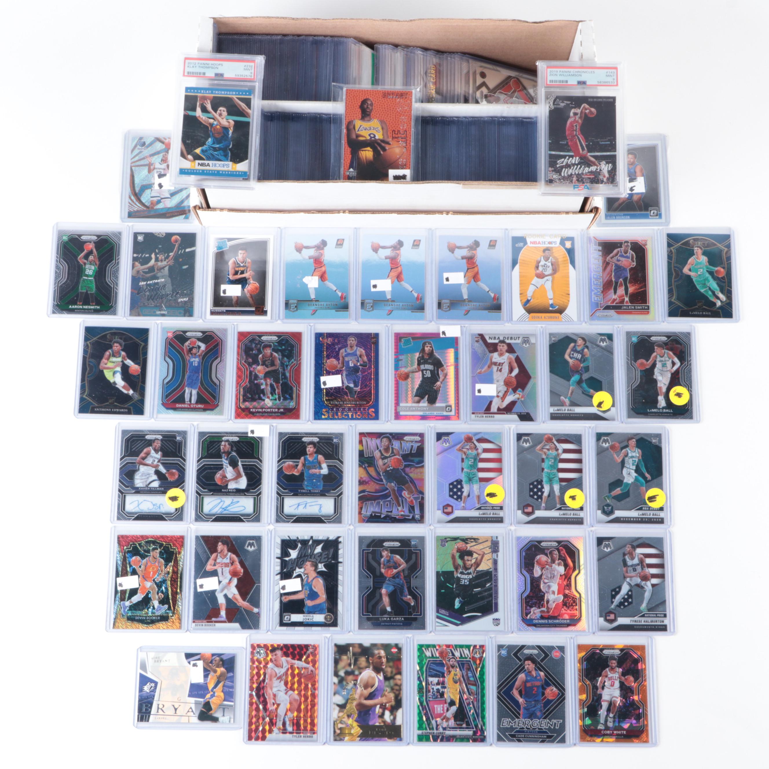Panini, More Basketball Cards with Bryant, Graded Thompson, More, 1990s–2020s