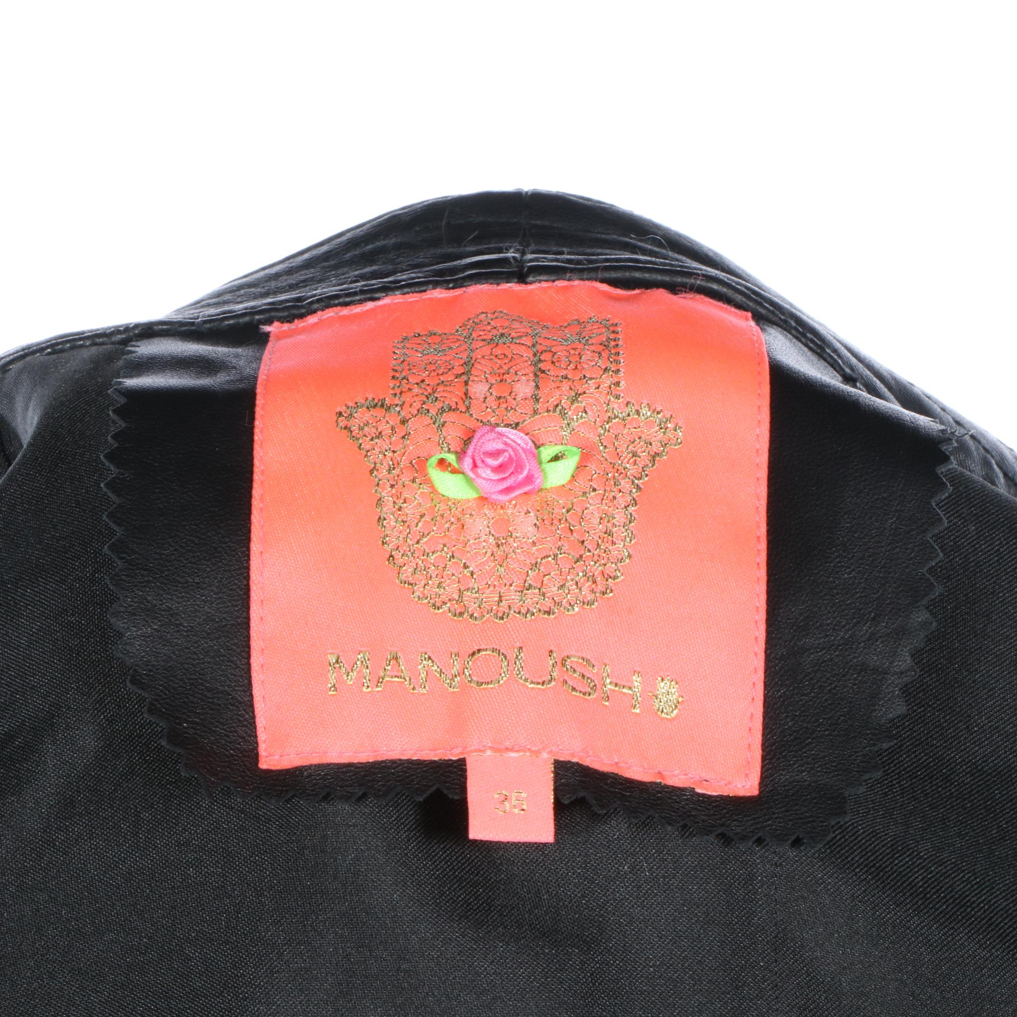 Manoush Zipper-Front Jacket in Sheared Rabbit and Mongolian Lamb Fur