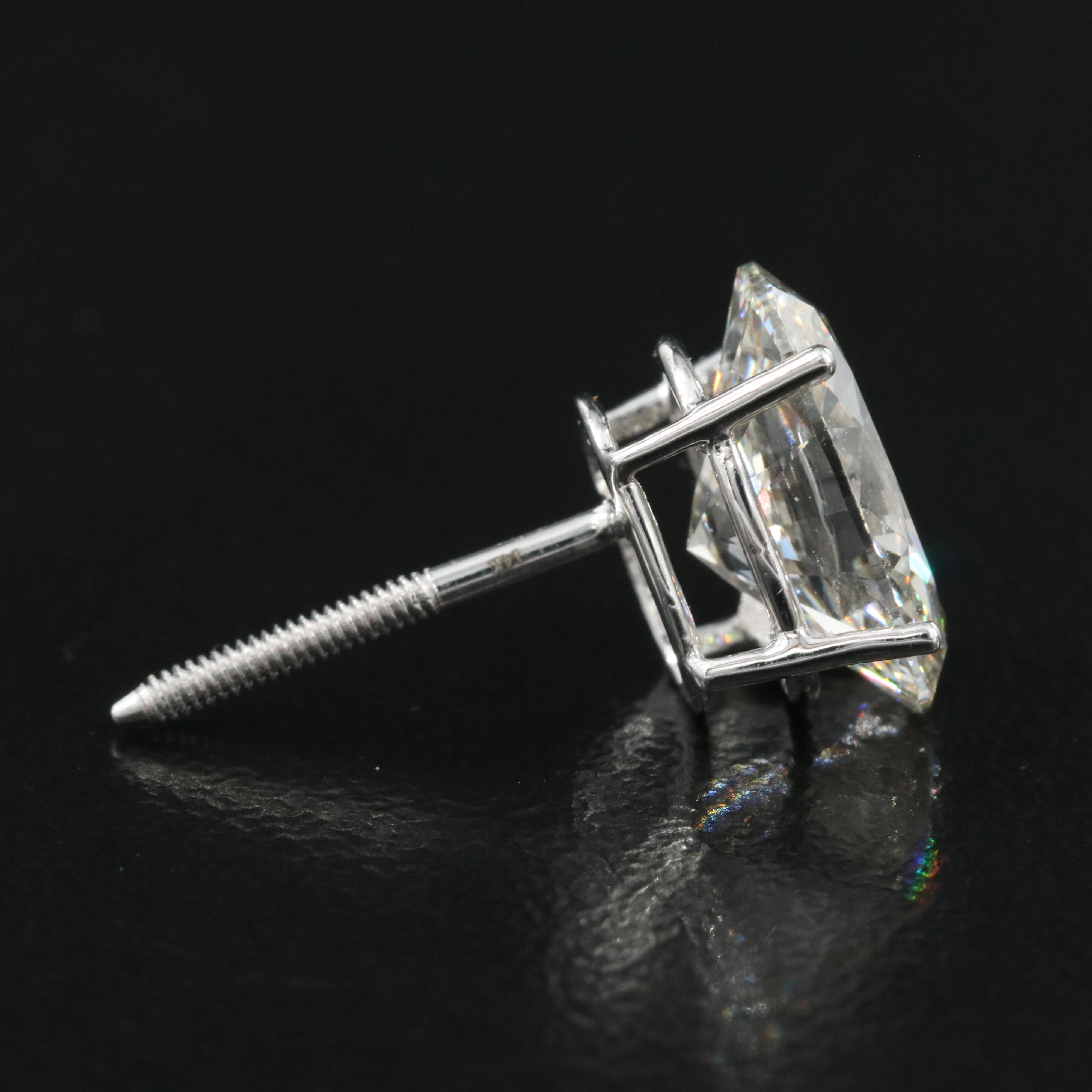 14K 3.97 CTW Lab Grown Diamond Earrings