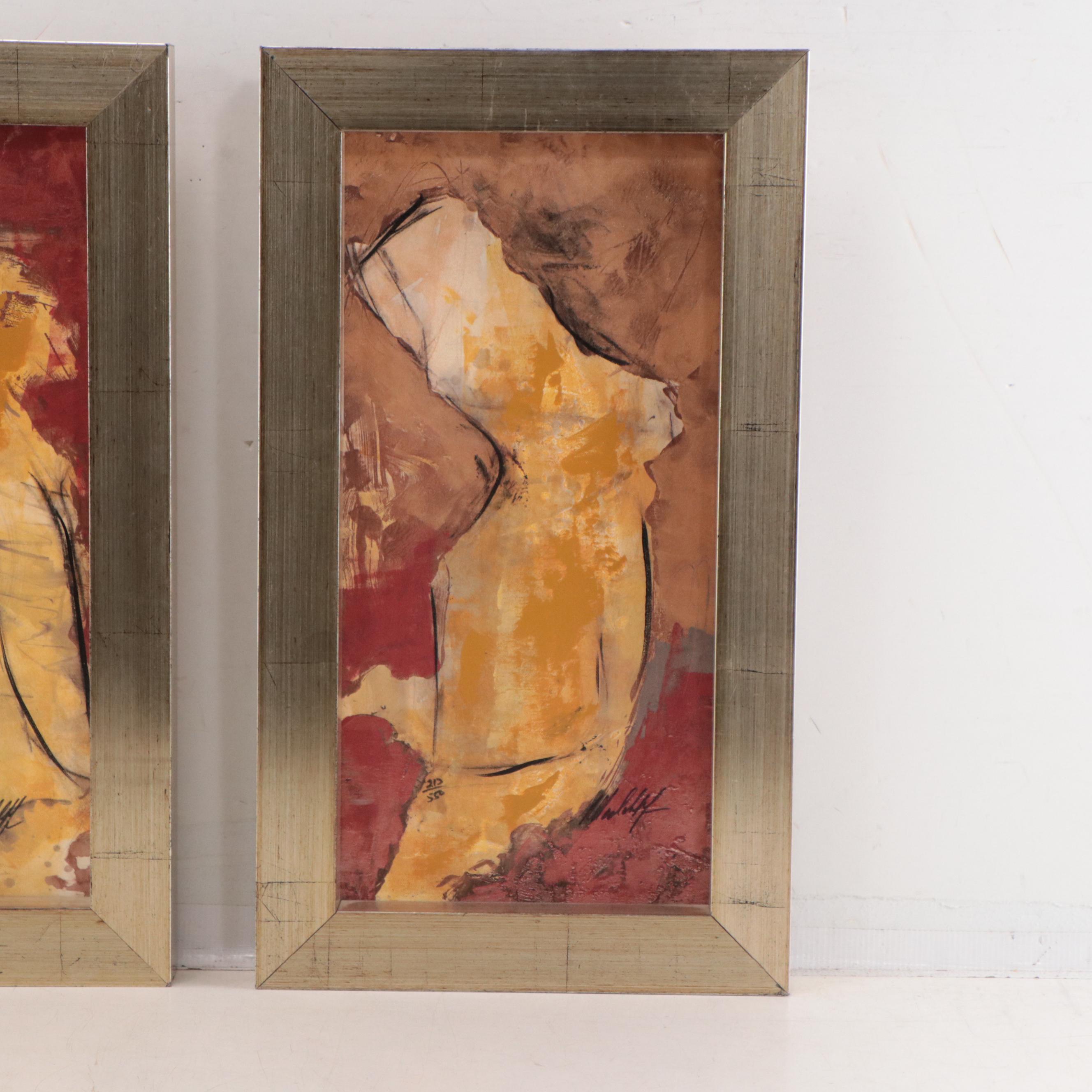 Ryan Radcliffe Giclées "Release One" "Release Three," Late 20th Century